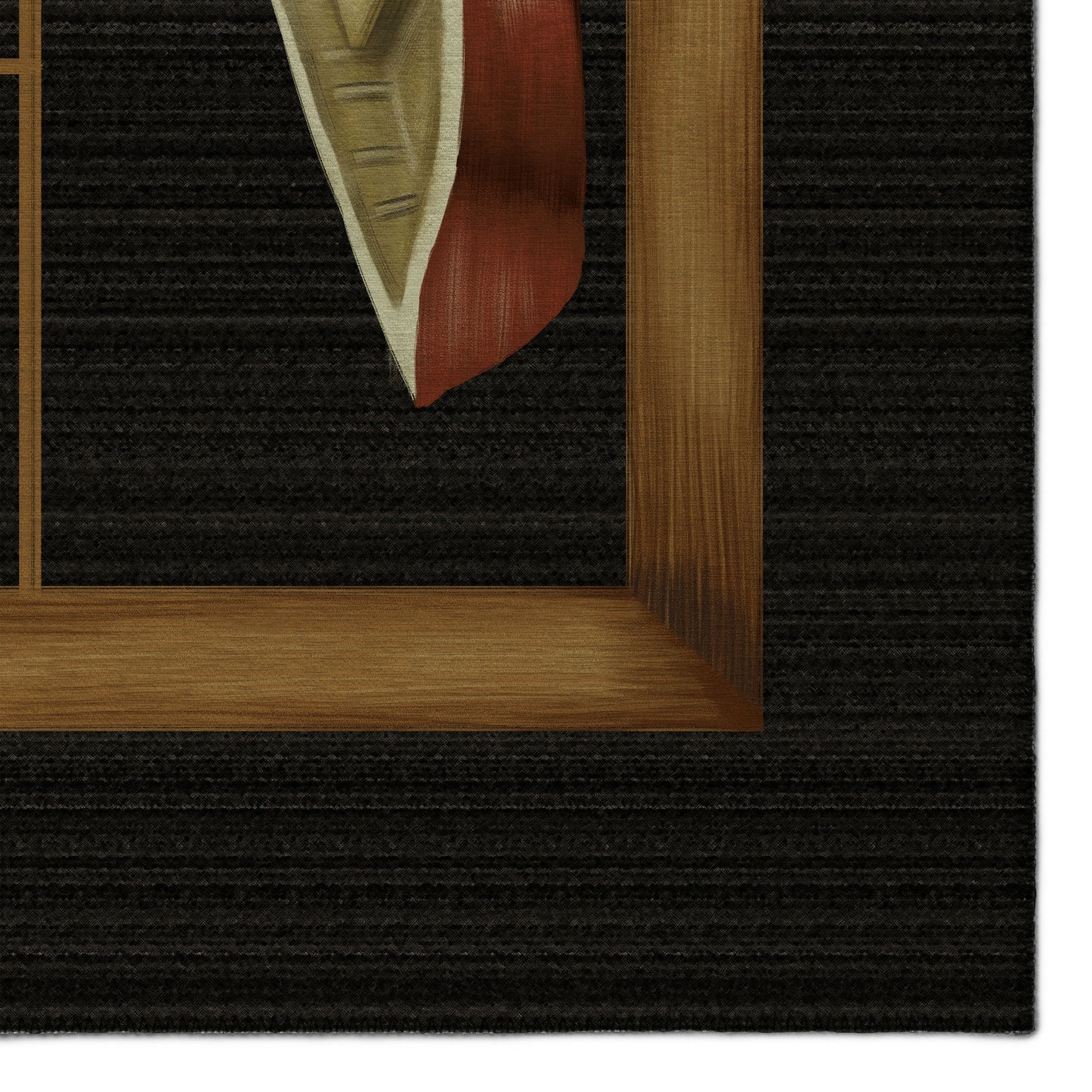 Indoor/Outdoor Excursion EX4 Black Washable 2'3" x 7'6" Runner Rug