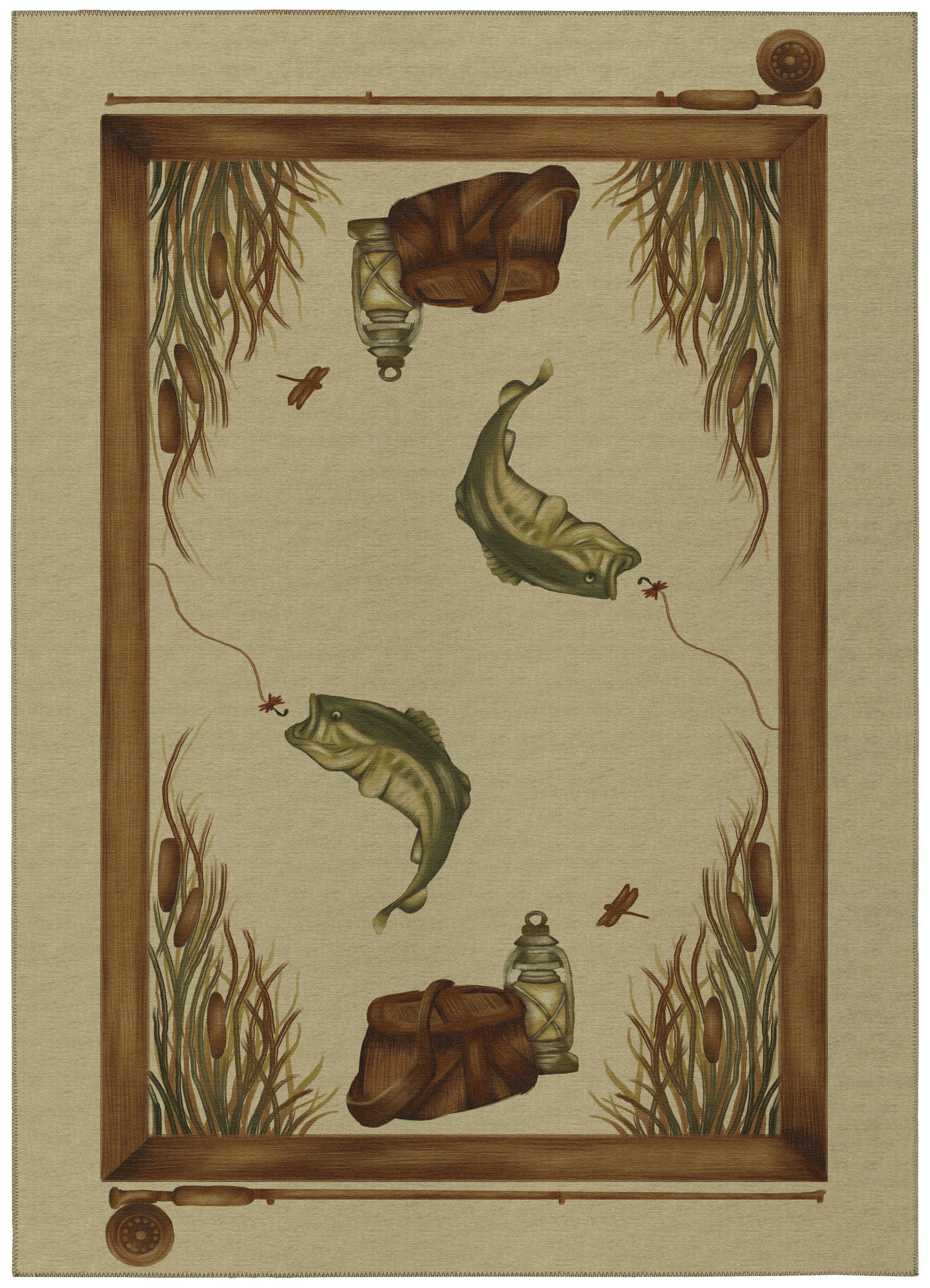 Indoor/Outdoor Excursion EX5 Beige Washable 10' x 14' Rug