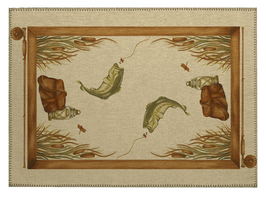 Indoor/Outdoor Excursion EX5 Beige Washable 1'8" x 2'6" Rug