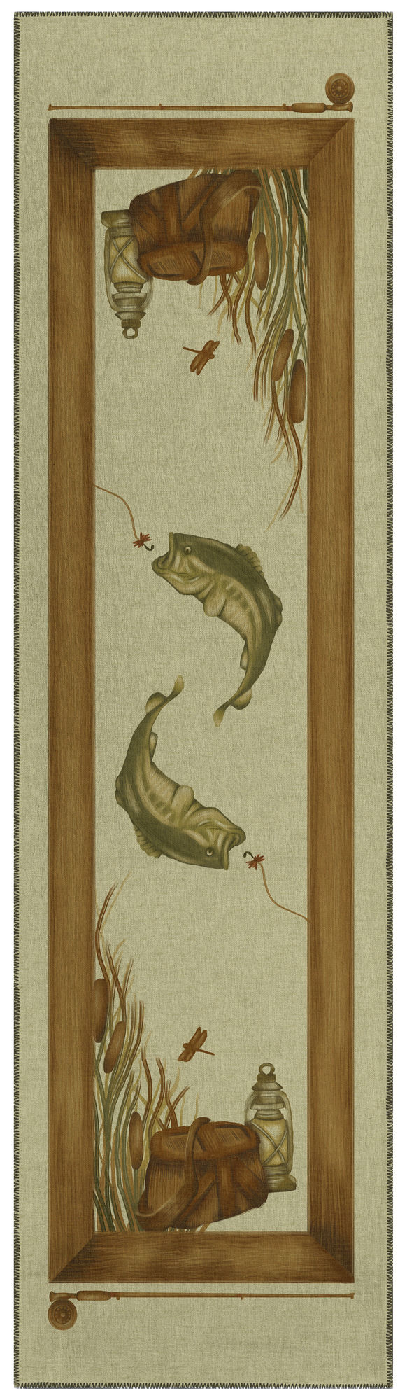 Indoor/Outdoor Excursion EX5 Beige Washable 2'3" x 7'6" Runner Rug