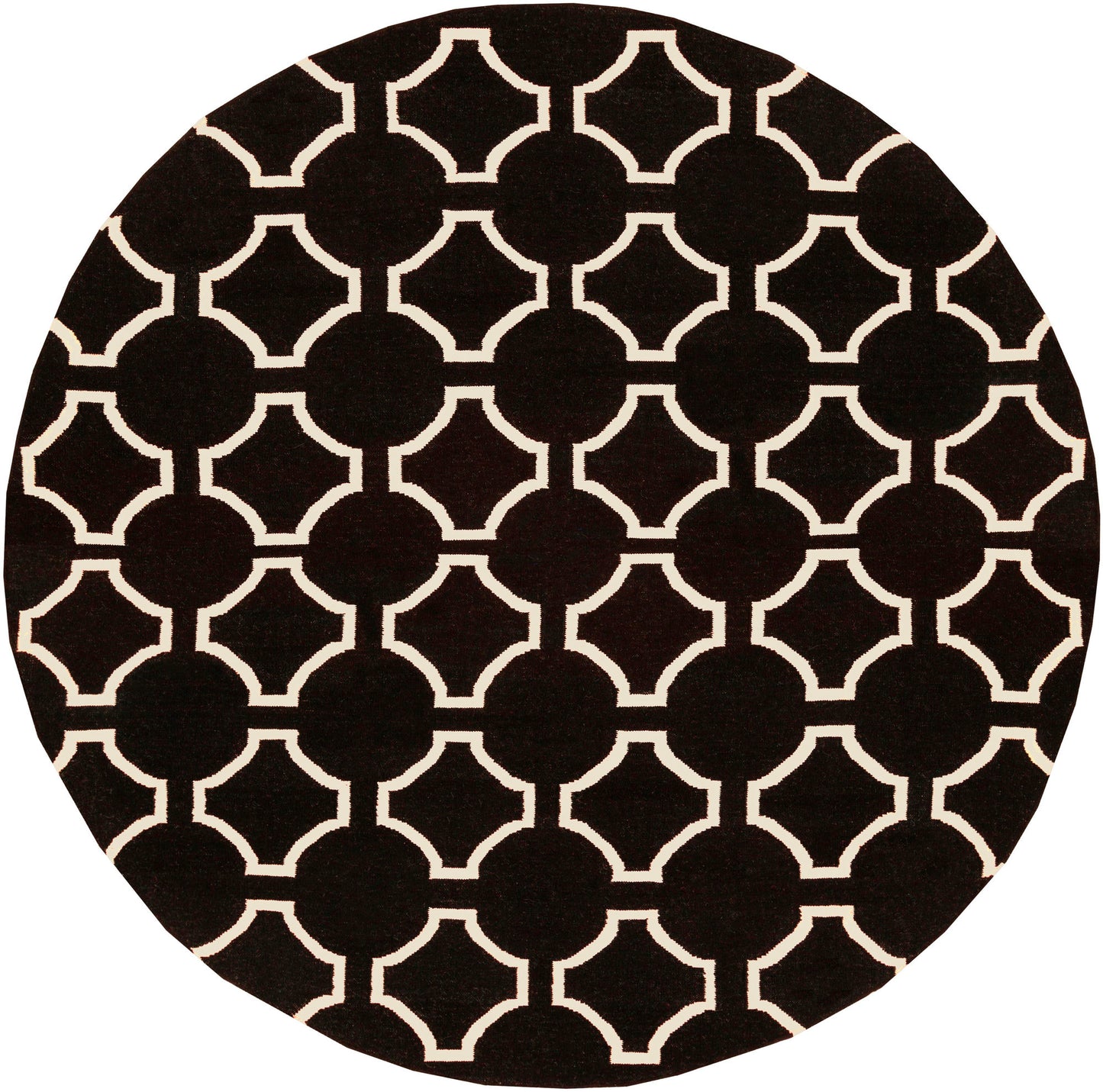 Surya Fallon Black Rug 8' Round