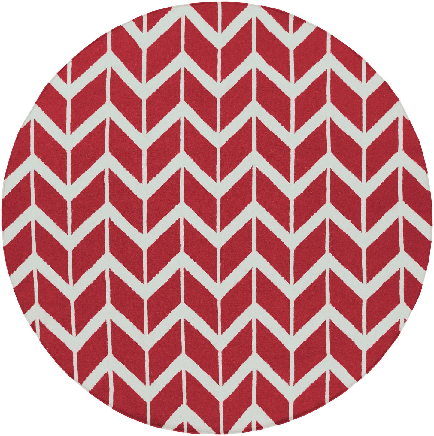 Surya Fallon Red Rug 8' Round
