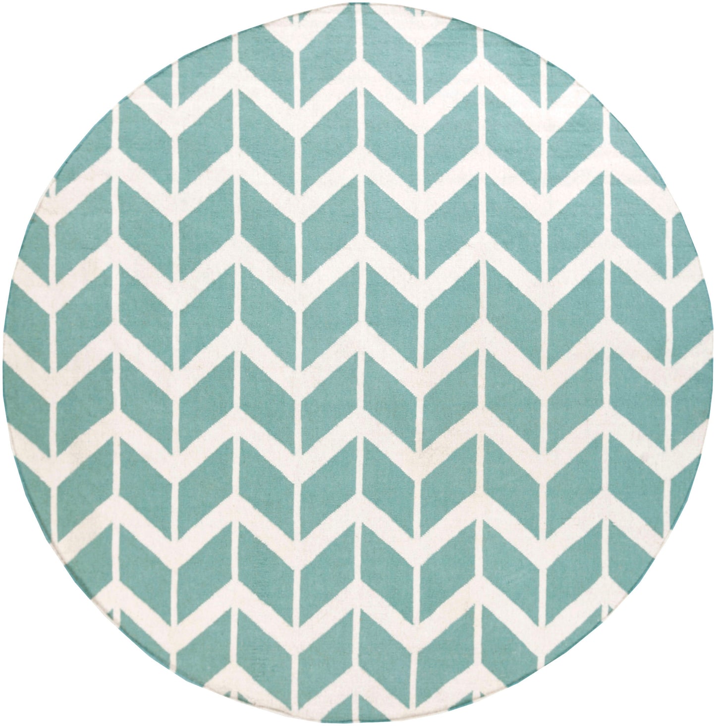 Surya Fallon Aqua Rug 8' Round