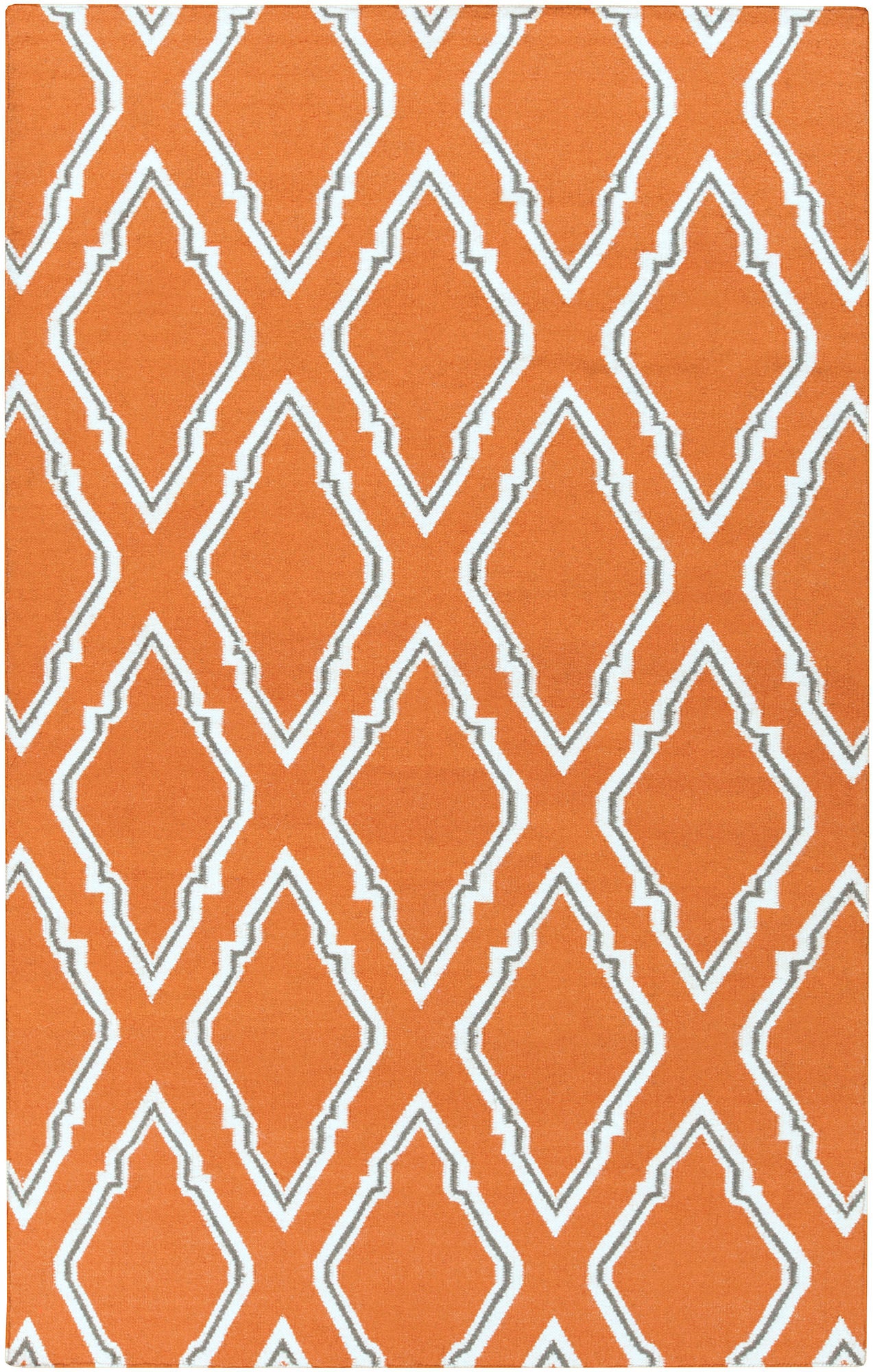Surya Fallon Burnt Orange Rug 3'6" X 5'6"