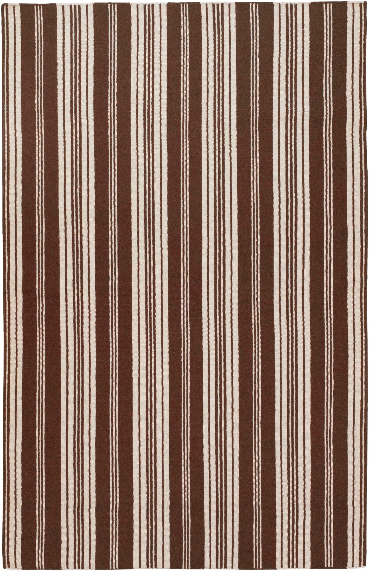 Surya Farmhouse Stripes Beige Rug 8' X 11'