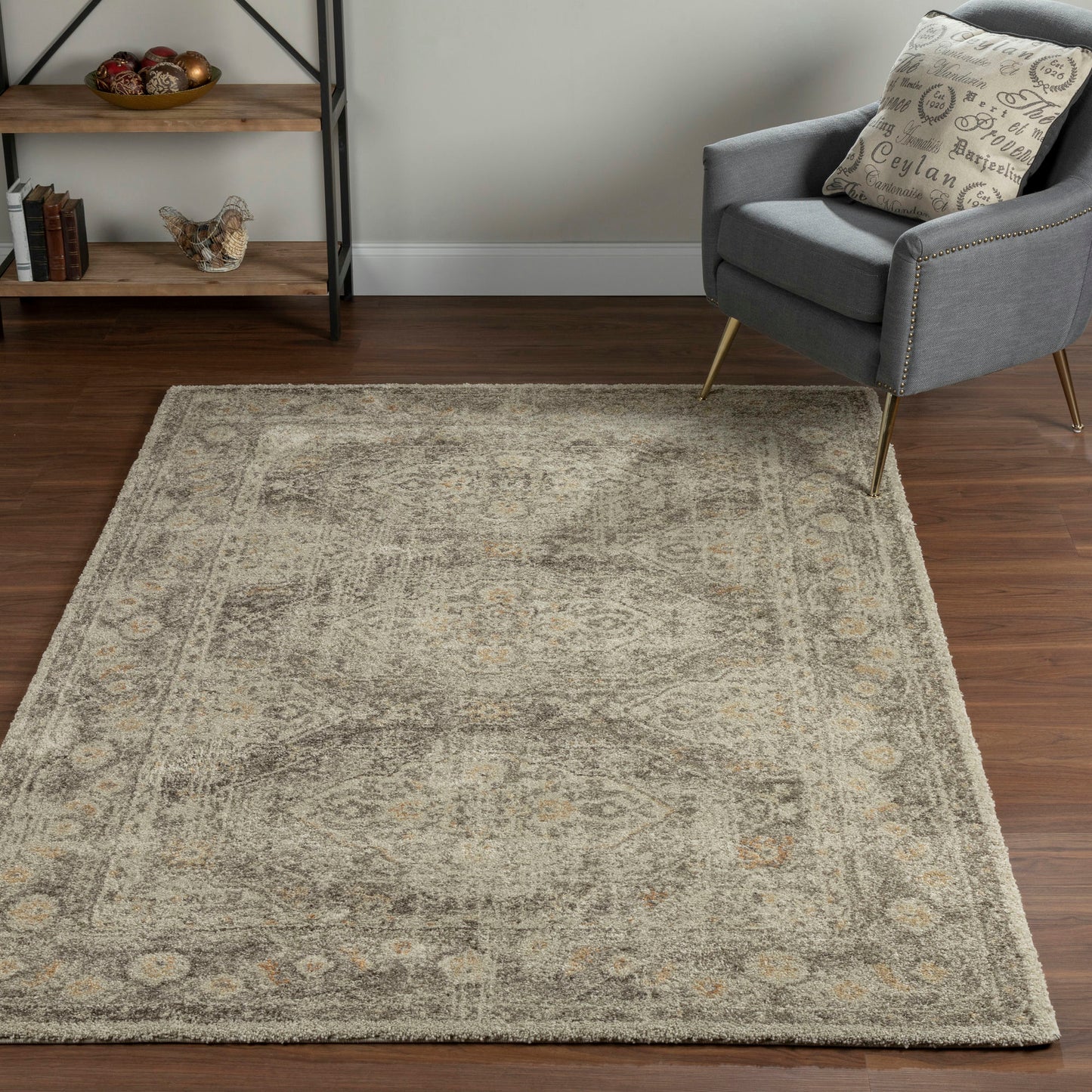 Fresca FC4 Taupe 5'3" x 7'7" Rug