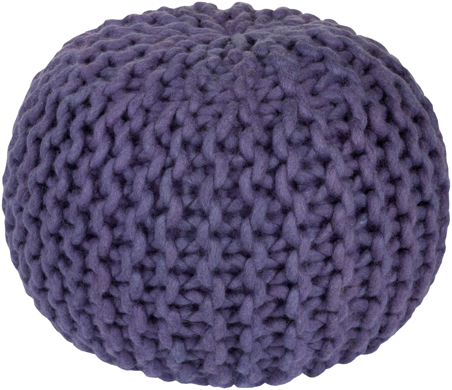 Surya Fargo Lavender Pouf 14"H X 20"W X 20"D