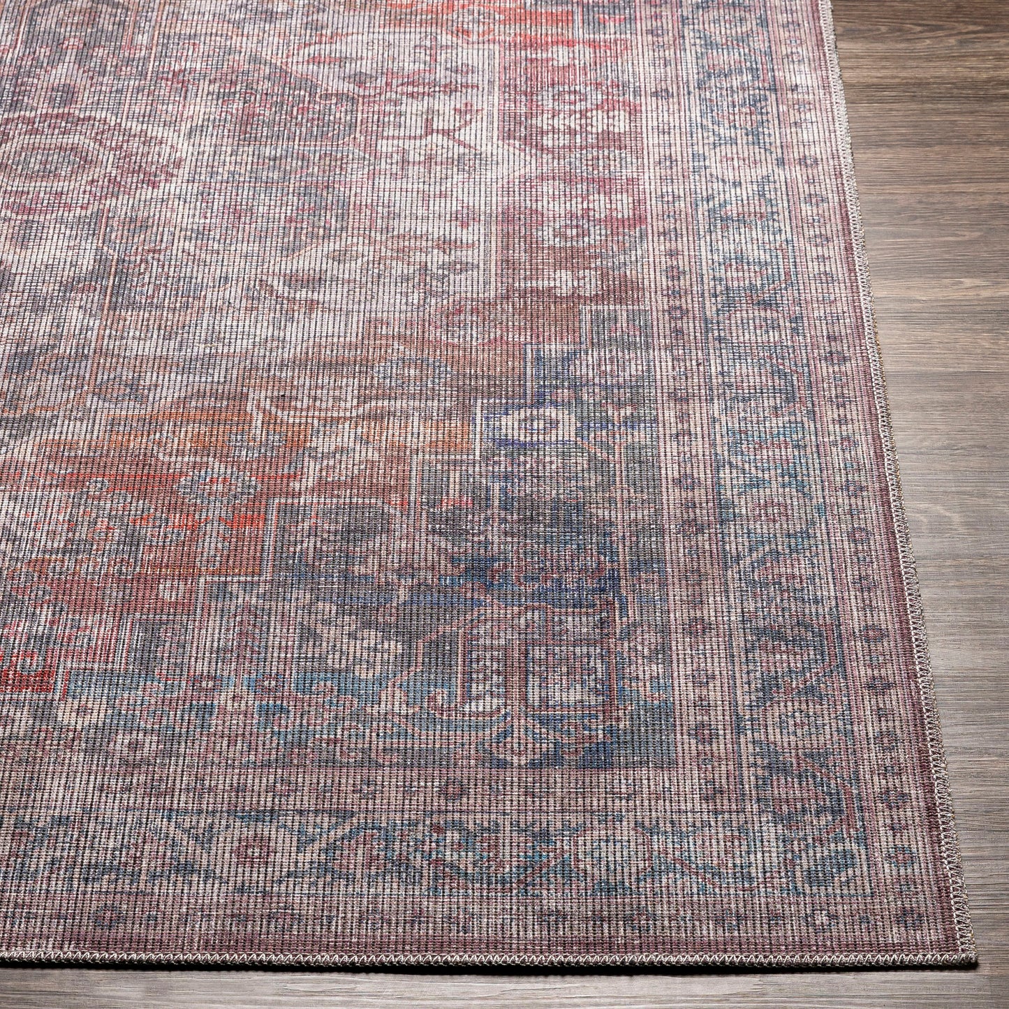 Surya Farrell Dark Blue Rug 6'7" X 9'