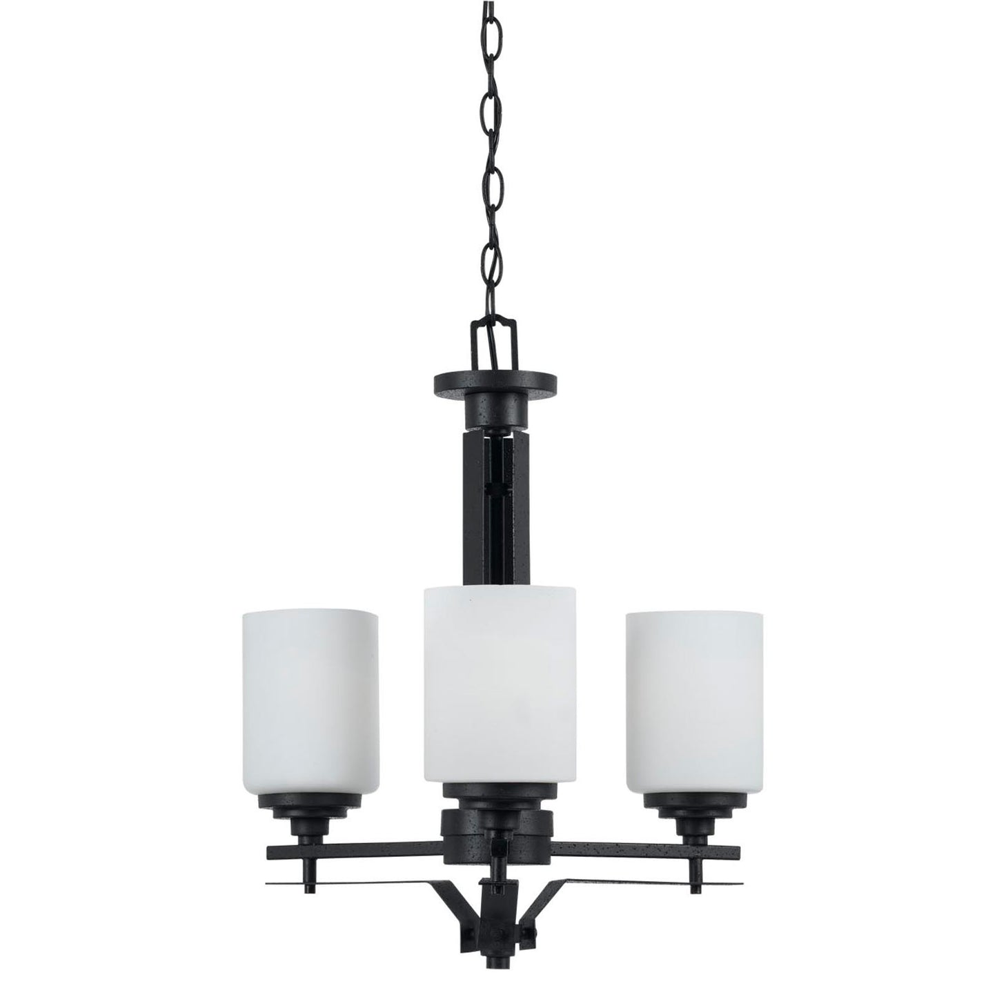 Frosted white Metal Judson - Chandelier