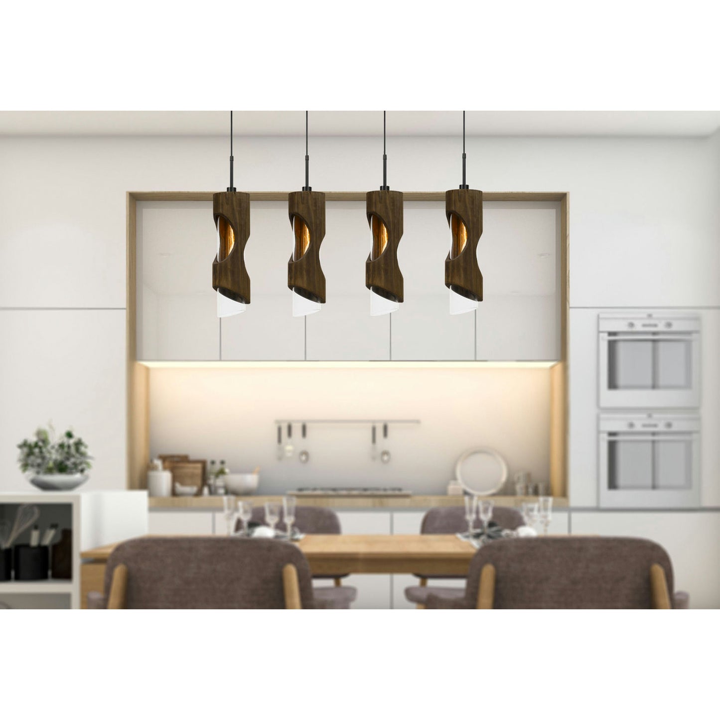 Smoky wood Metal/wood Zamora - Island