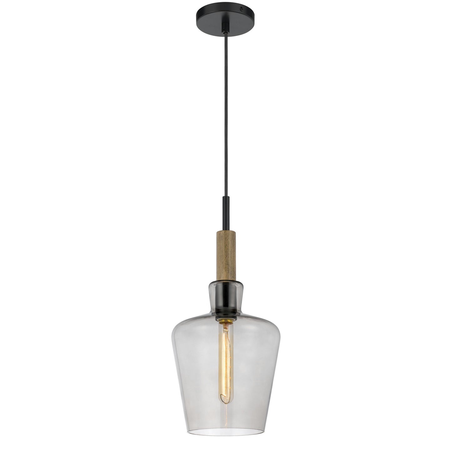 Smoked/basswood Metal Swindon - Pendant