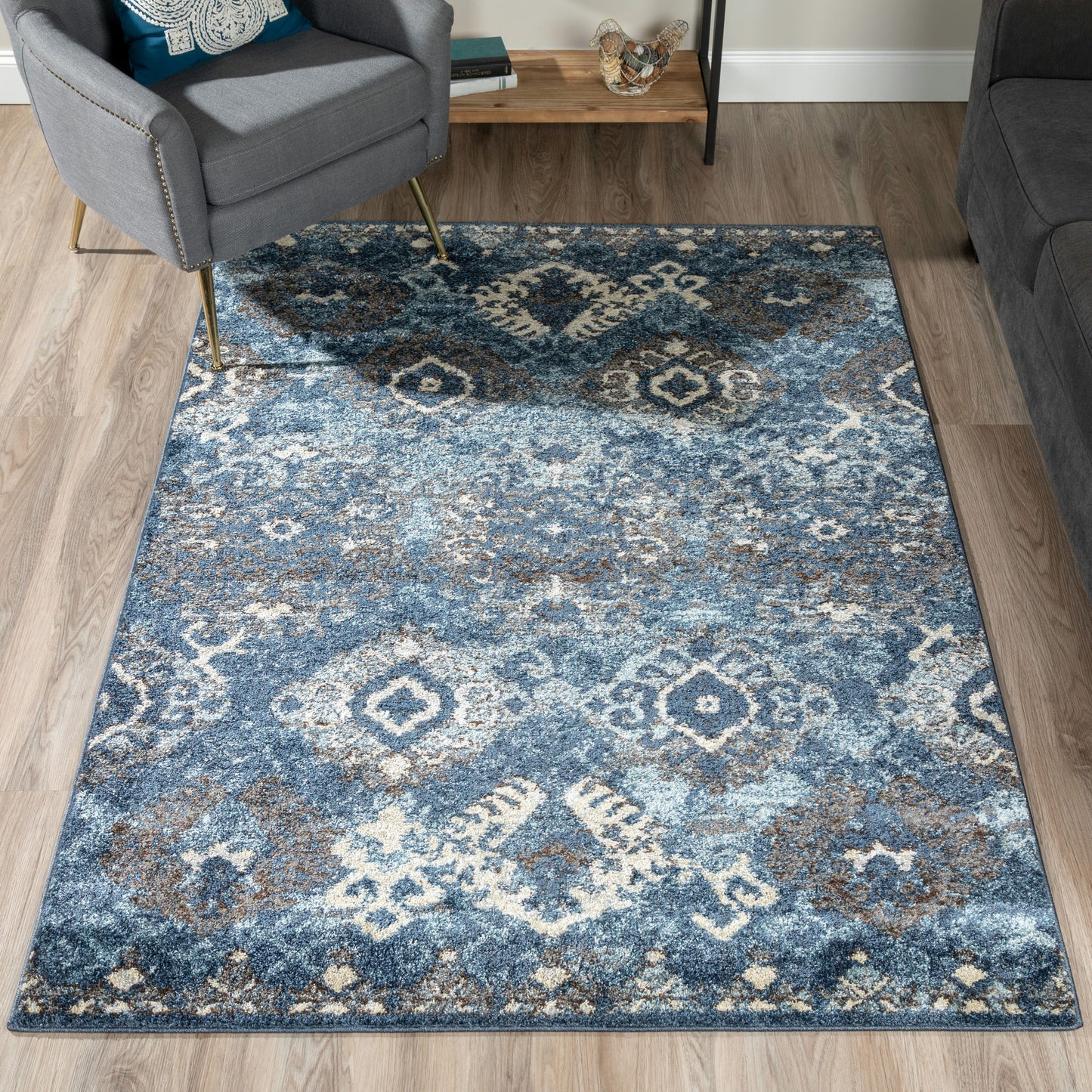 Gala GA10 Navy 4'11" x 7' Rug