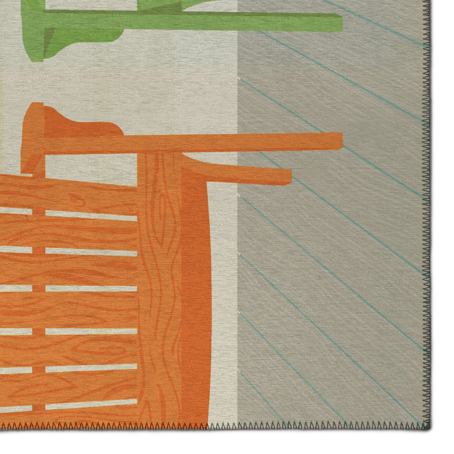 Indoor/Outdoor Harbor HA1 Poolside Washable 2'3" x 7'6" Runner Rug