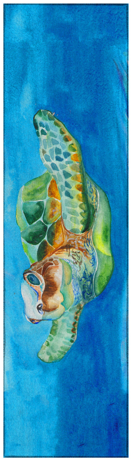 Indoor/Outdoor Harbor HA3 Ocean Washable 2'3" x 7'6" Runner Rug