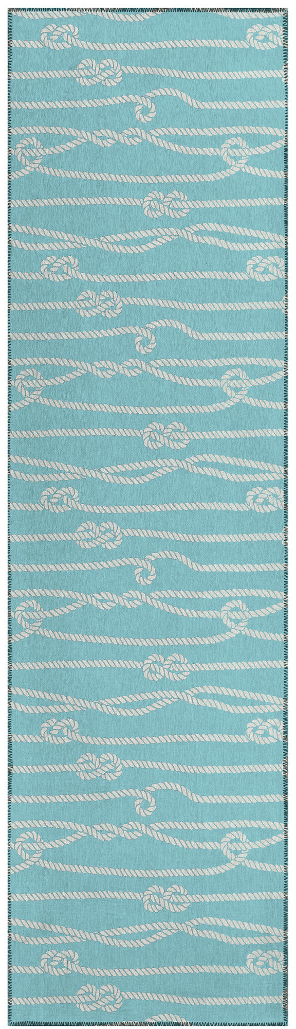 Indoor/Outdoor Harbor HA7 Lagoon Washable 2'3" x 7'6" Runner Rug