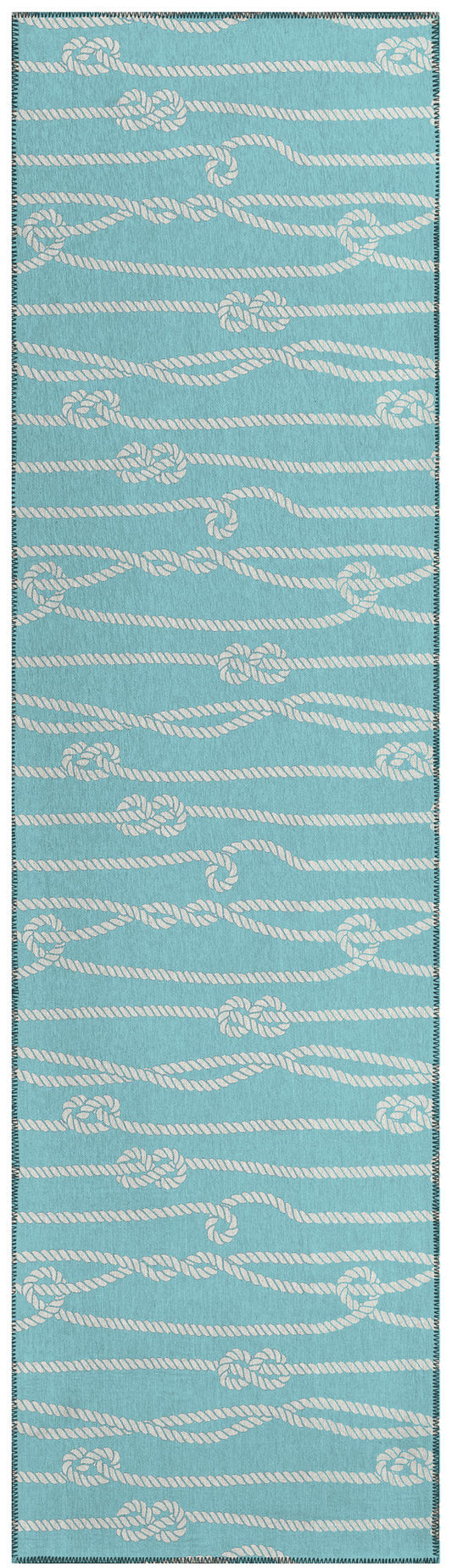 Indoor/Outdoor Harbor HA7 Lagoon Washable 2'3" x 7'6" Runner Rug