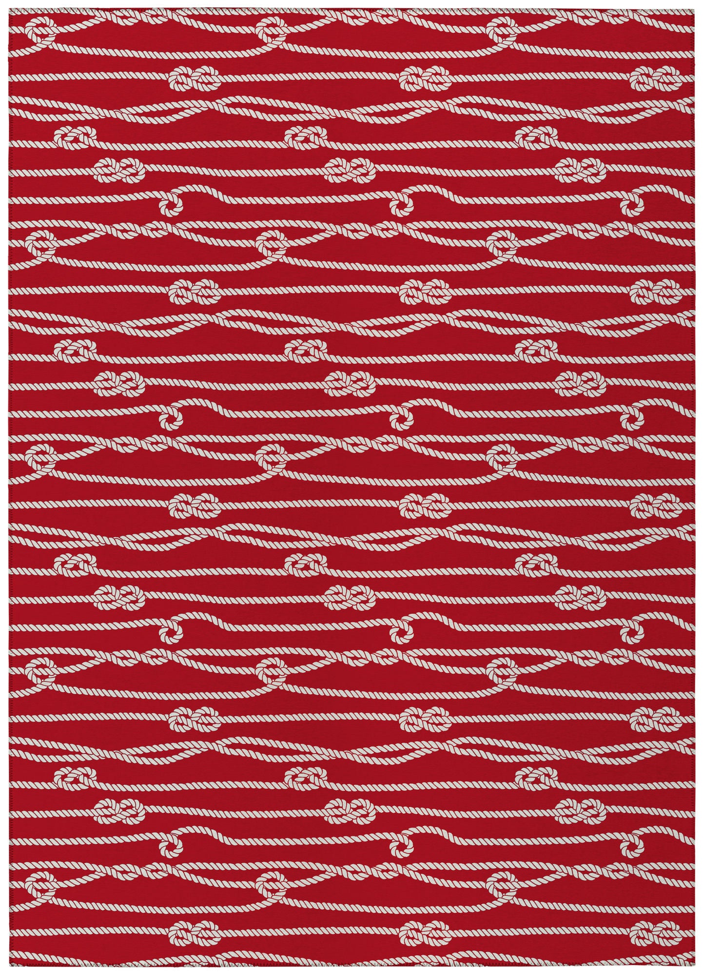 Indoor/Outdoor Harbor HA7 Red Washable 3' x 5' Rug