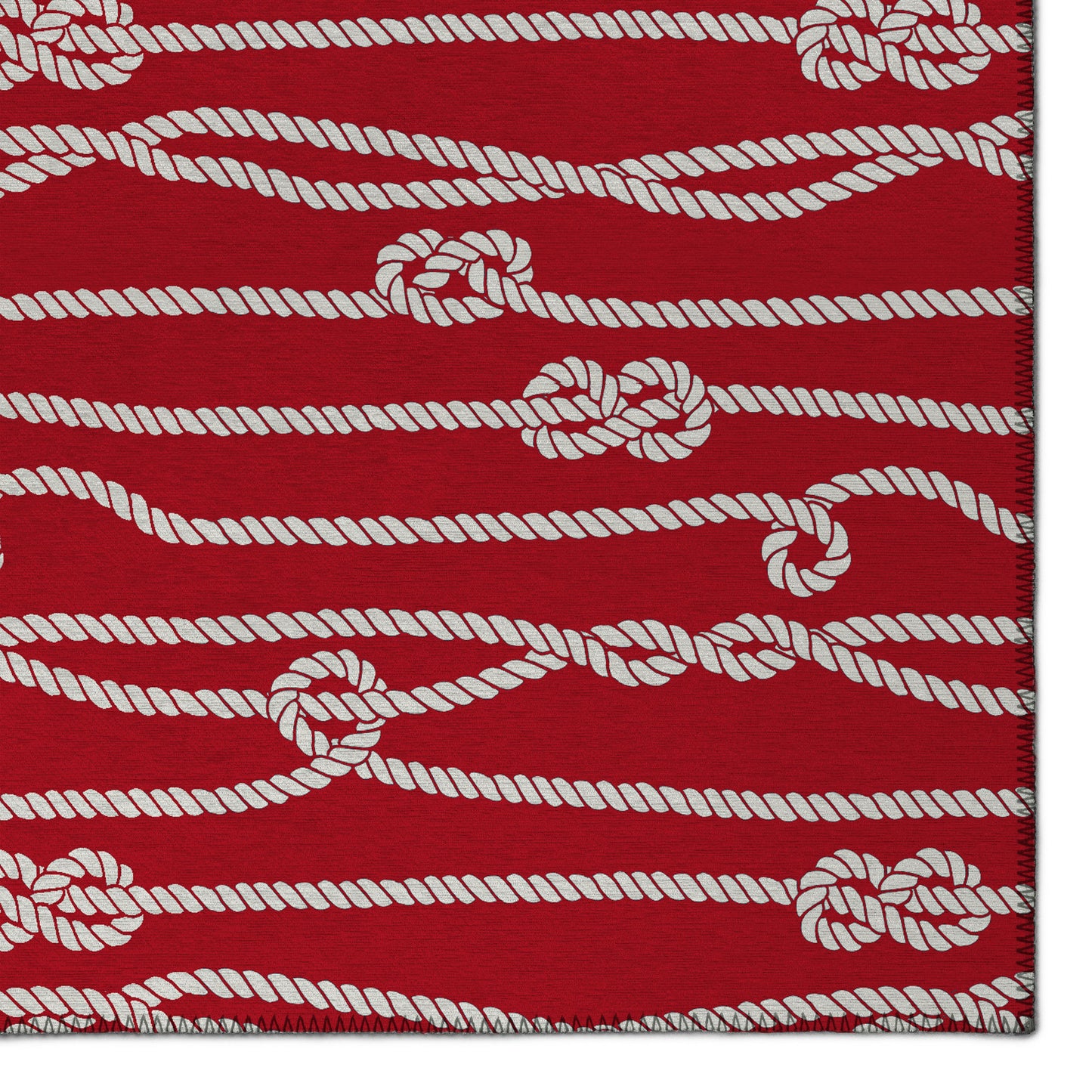 Indoor/Outdoor Harbor HA7 Red Washable 8' x 10' Rug