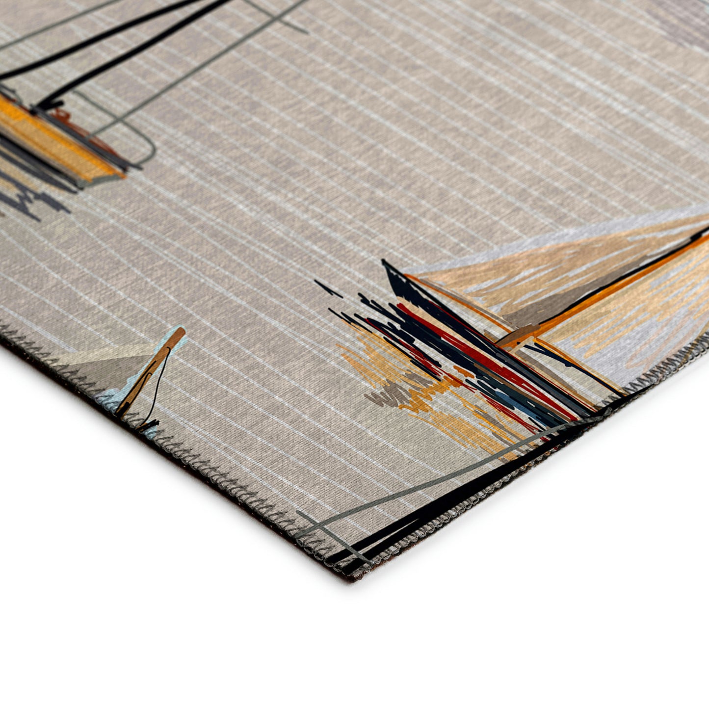 Indoor/Outdoor Harbor HA8 Ivory Washable 10' x 14' Rug