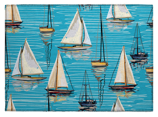 Indoor/Outdoor Harbor HA8 Sky Washable 1'8" x 2'6" Rug