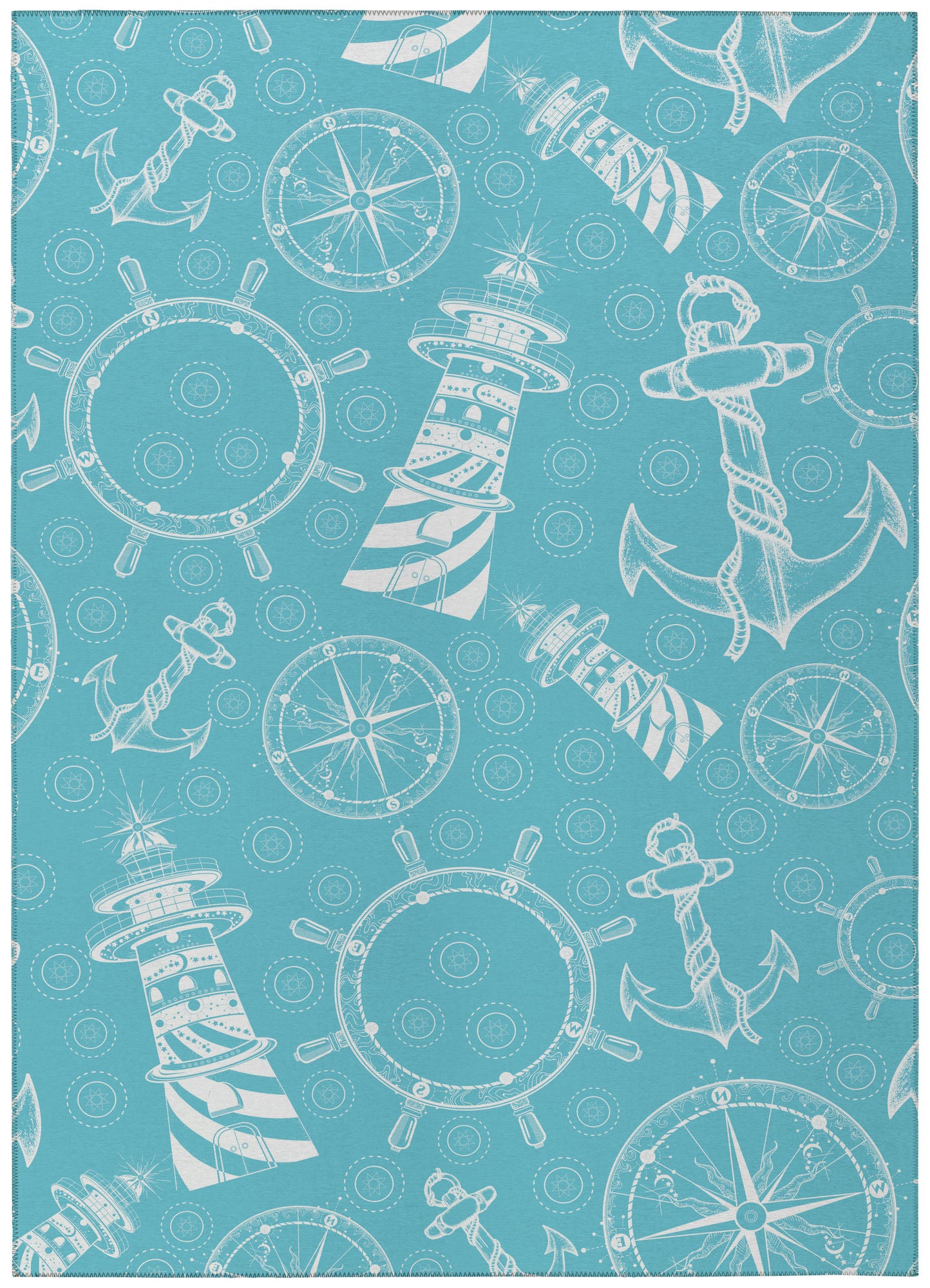 Indoor/Outdoor Harbor HA9 Ocean Washable 10' x 14' Rug