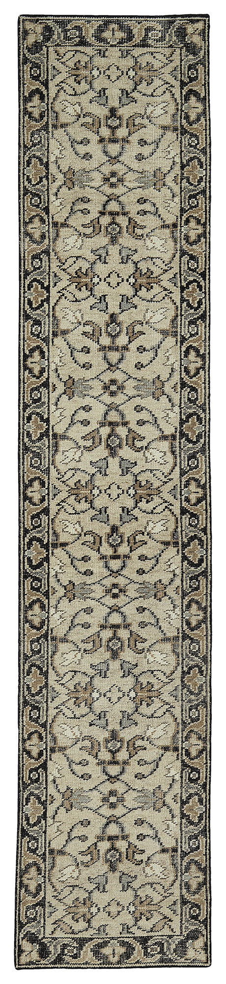 Kaleen Herrera Collection Dark Oatmeal Runner 2'6" x 12'