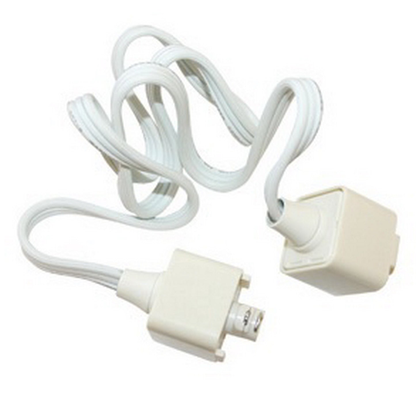 White Plastic Cal track - Track connectors, HT-306-WH