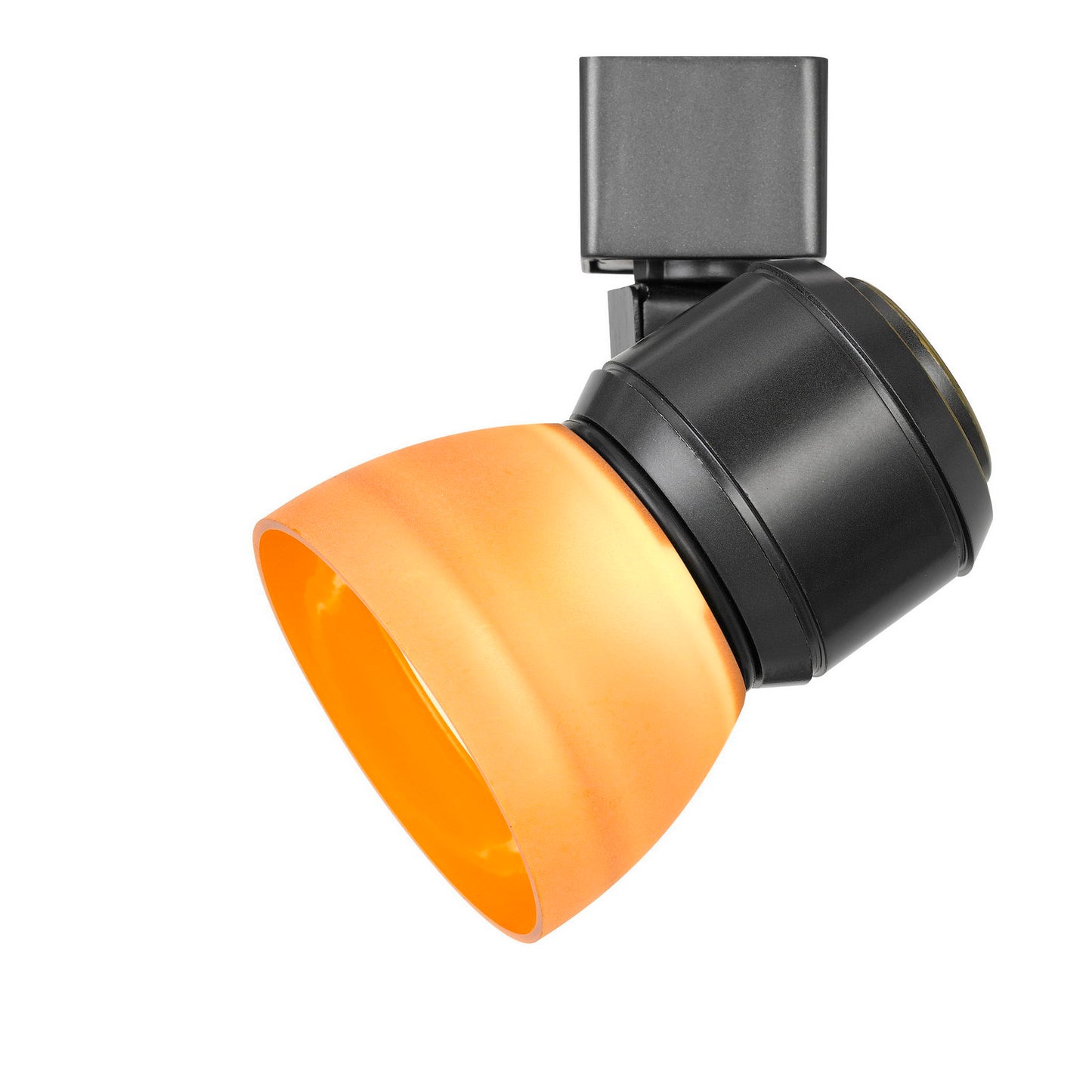 Dark bronze Metal/polycarbonate Led track fixture - Track heads, HT-888DB-AMBFRO