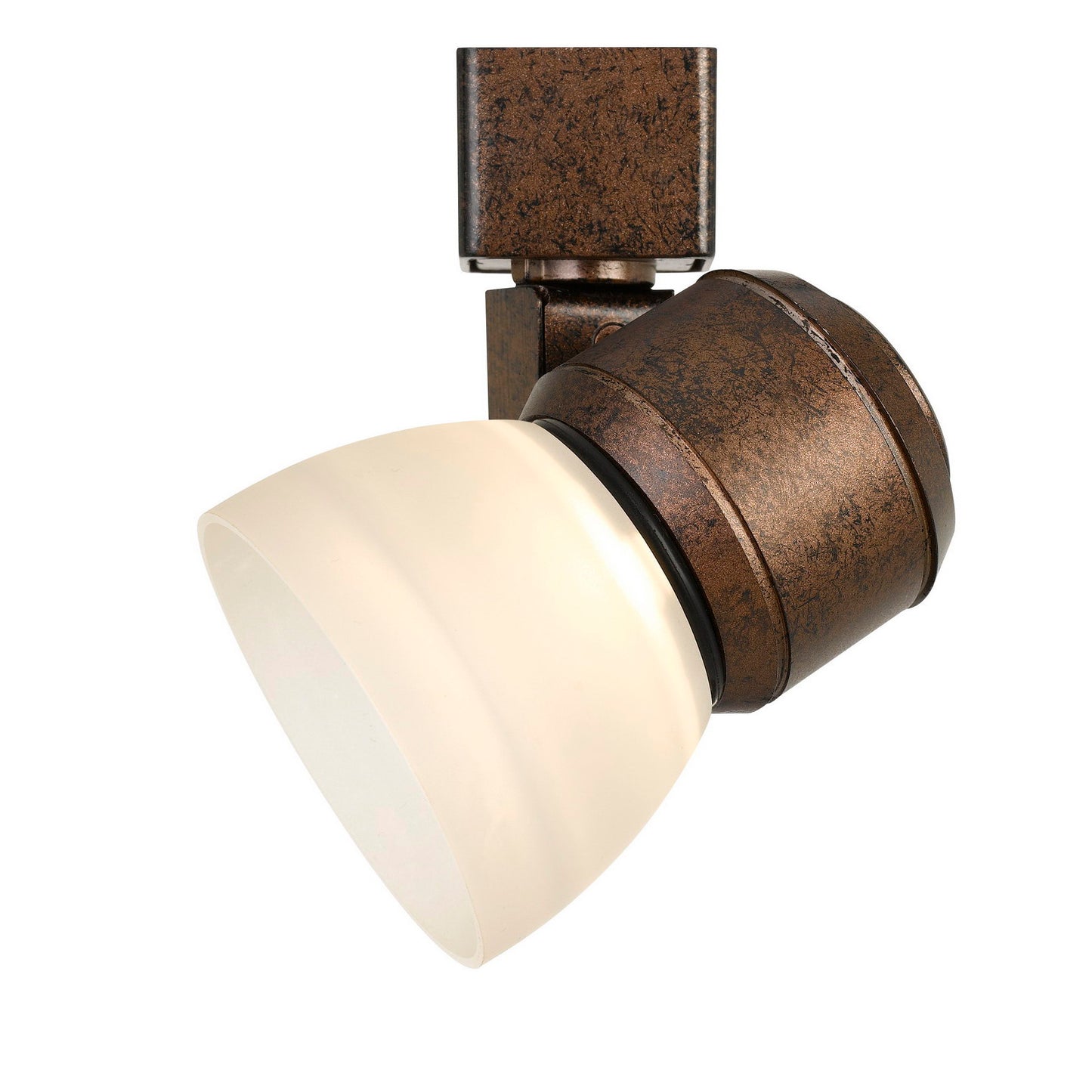 Rust Metal/polycarbonate Led track fixture - Track heads, HT-888RU-WHTFRO