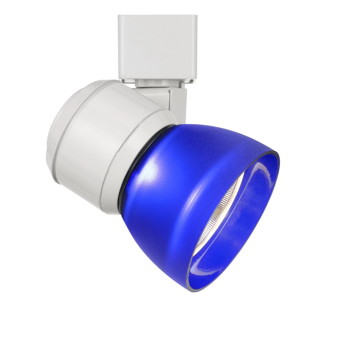White Metal/polycarbonate Led track fixture - Track heads, HT-888WH-BLUFRO