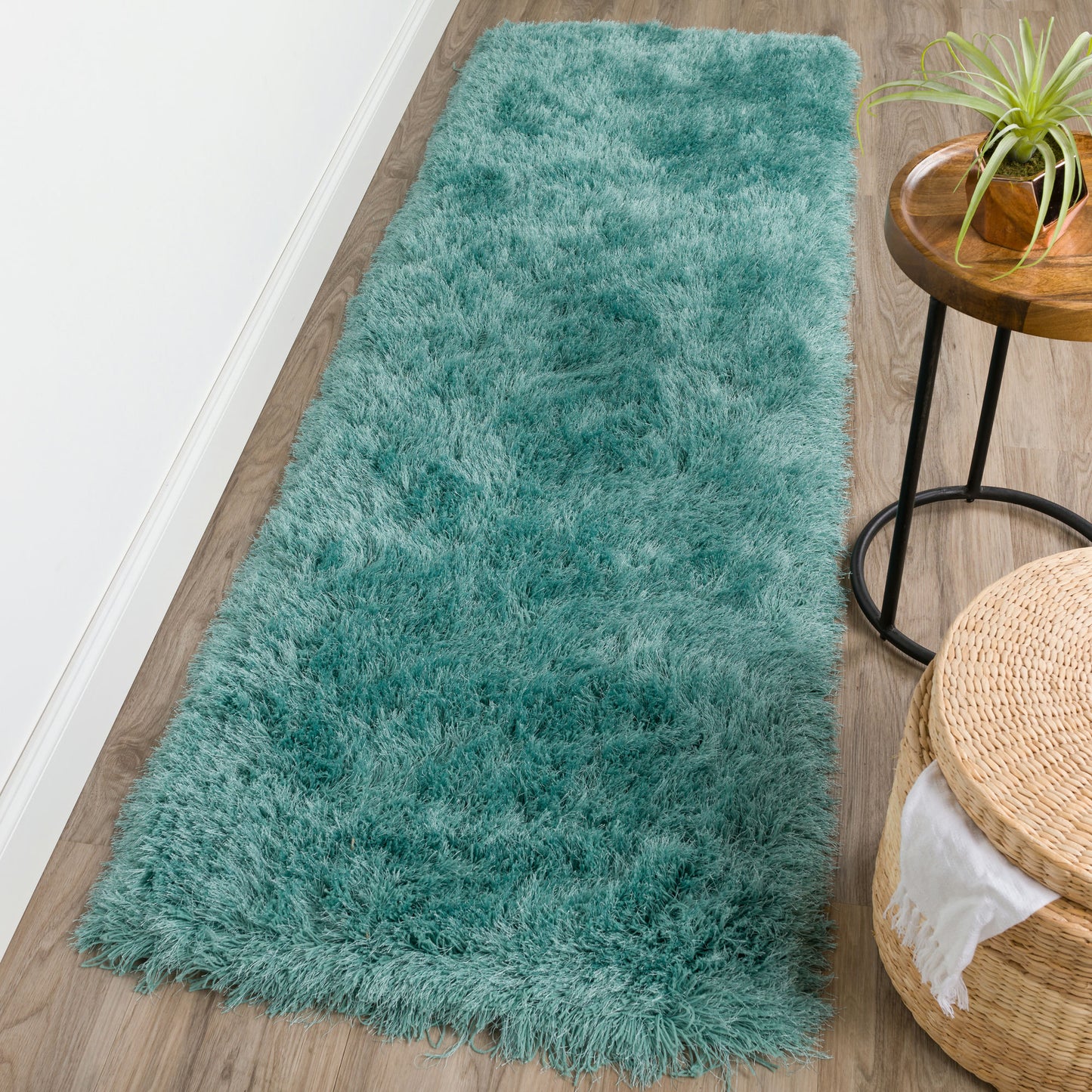 Impact IA100 Teal 2'6" x 10' Runner Rug