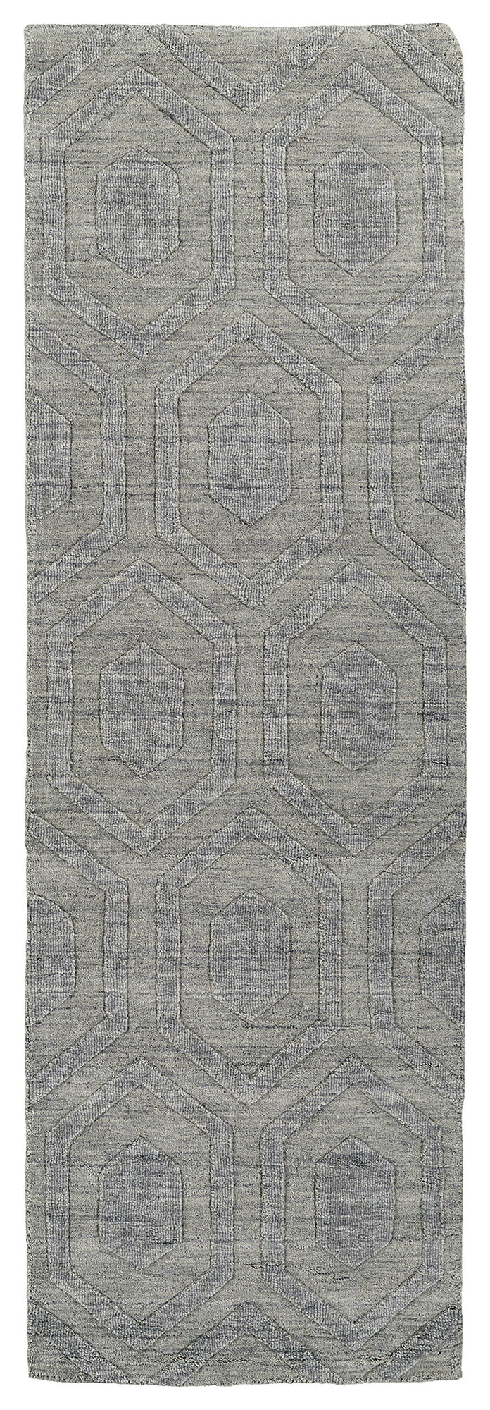 Kaleen Imprints Modern Collection Light Steel Area Rug 3'6" x 5'6"