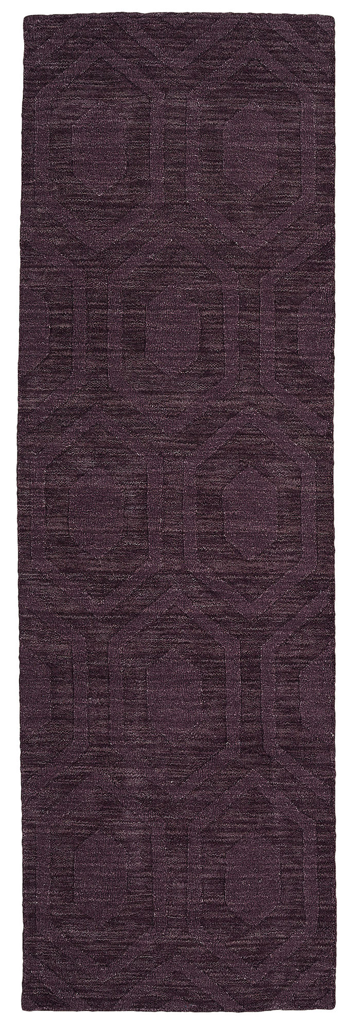 Kaleen Imprints Modern Collection Light Purple Throw Rug 2' x 3'