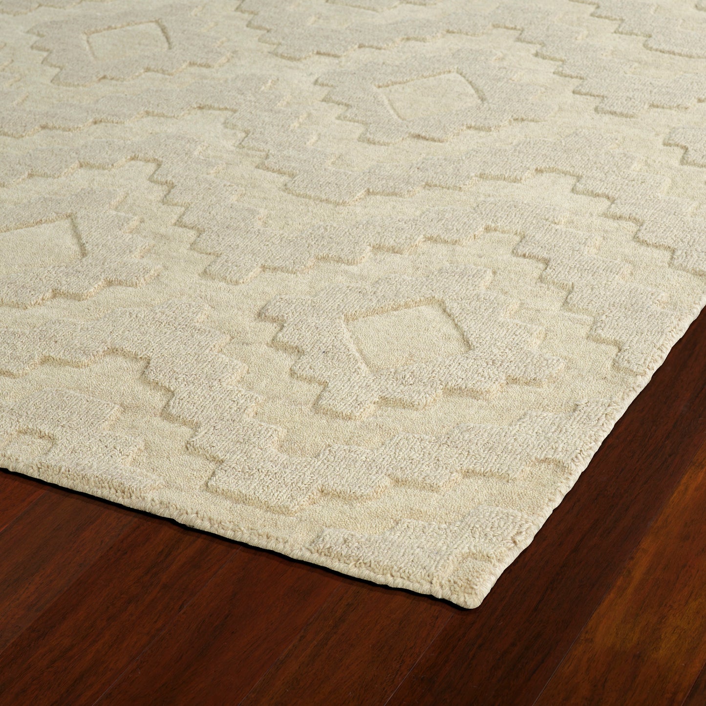 Kaleen Imprints Modern Collection Light Sand Area Rug 8' x 11'