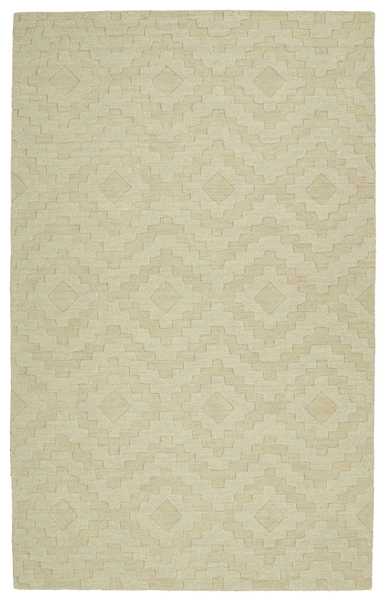 Kaleen Imprints Modern Collection Light Sand Area Rug 9'6" x 13'6"