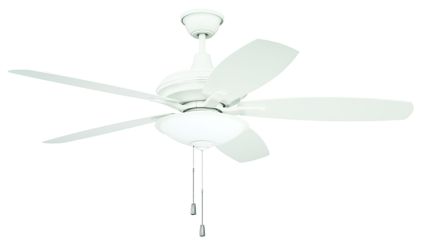Jamison 52 inch ceiling fan in White finish