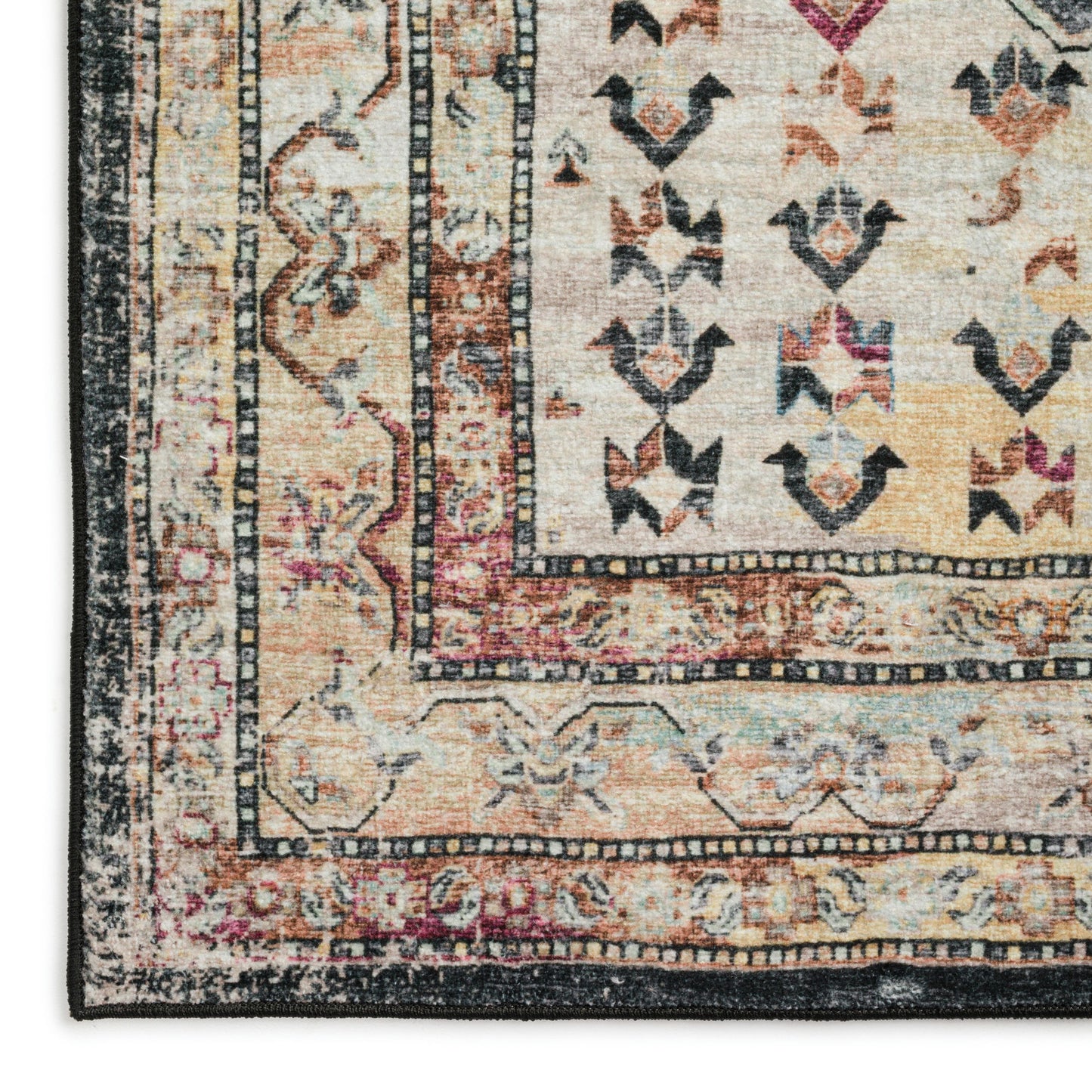Jericho JC9 Midnight 2'6" x 12' Runner Rug