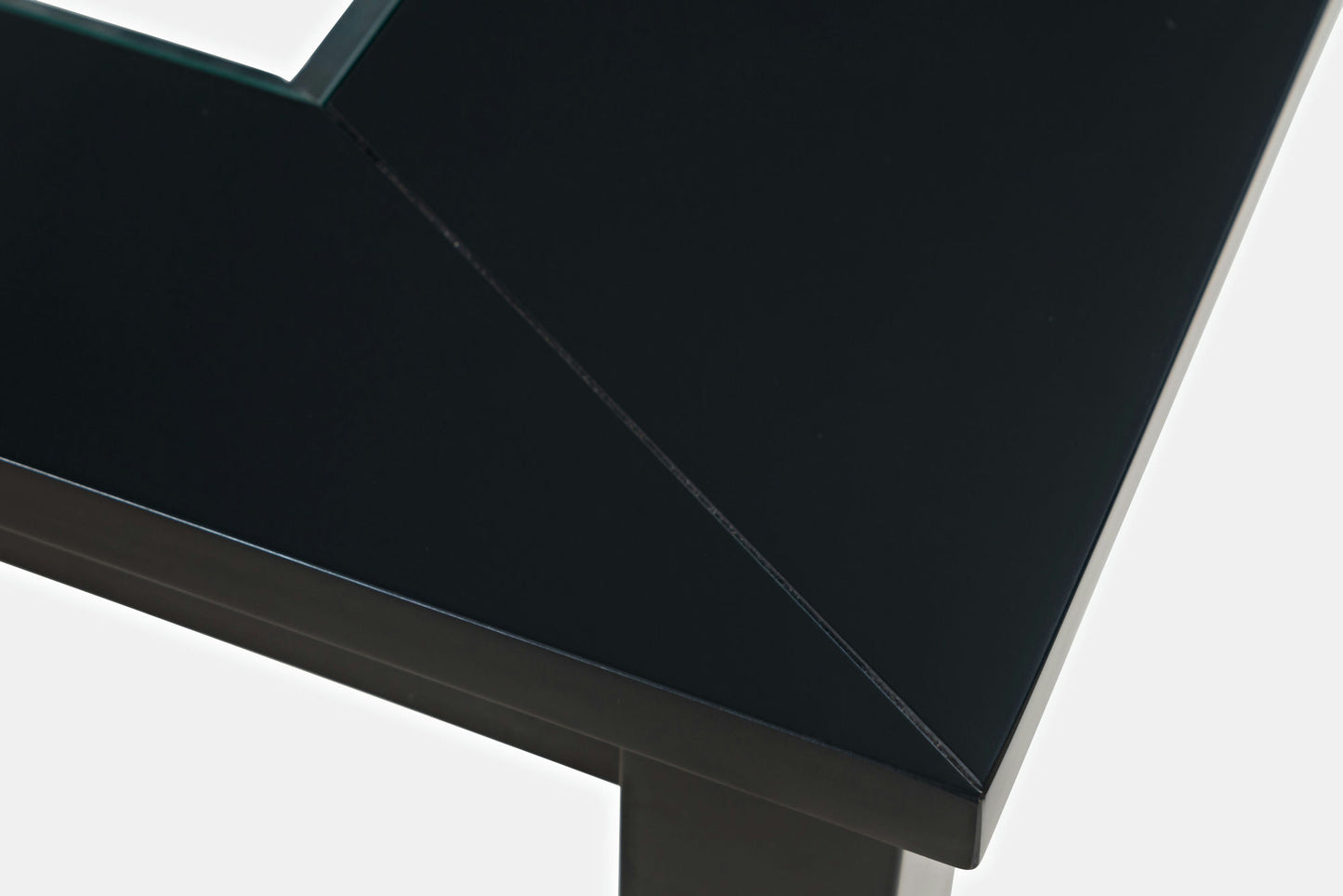 Urban Icon 66" Four-Piece Dining Set with Upholstered Chairs and Bench - Black