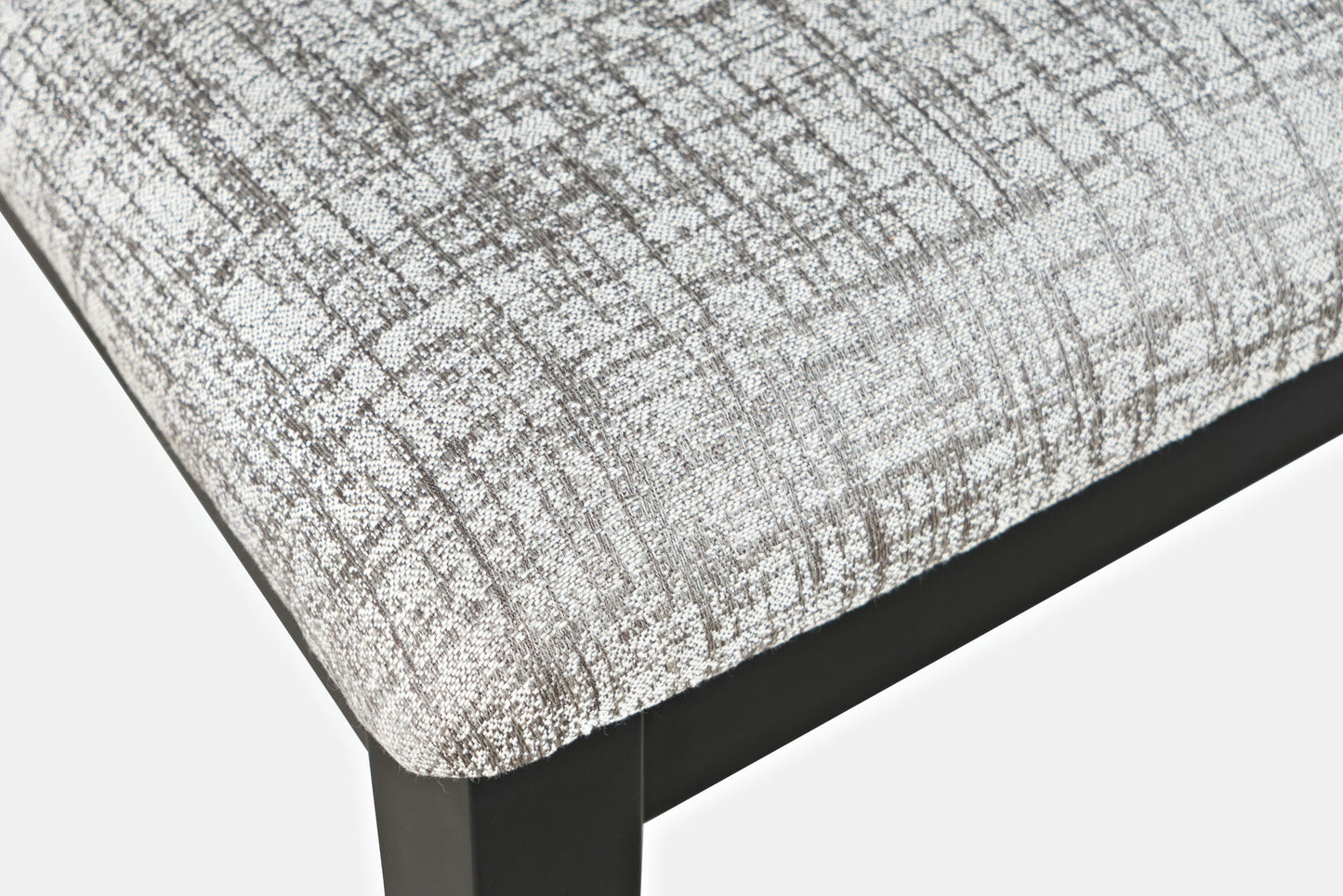 Urban Icon 66" Seven-Piece Dining Set with Upholstered Chairs - Black