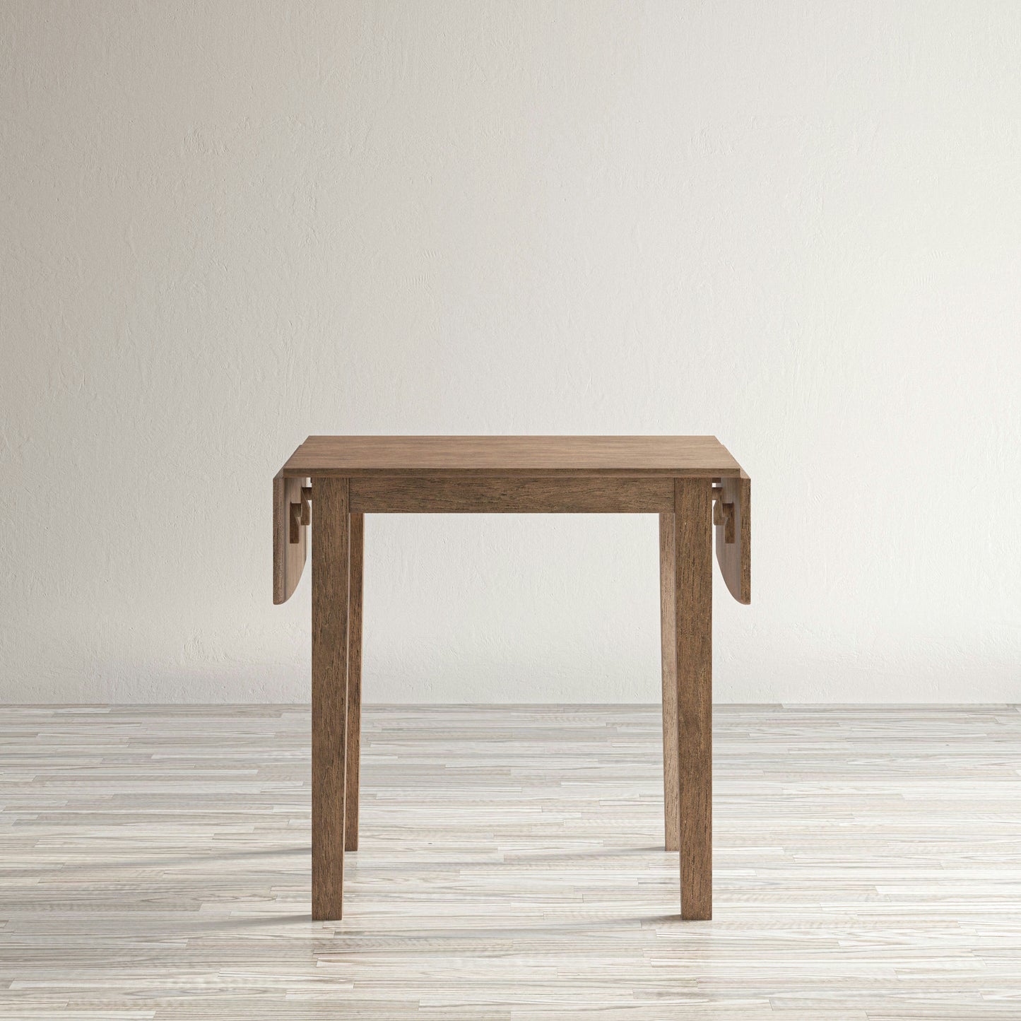 Eastern Tides Coastal Wire-Brushed Acacia Dining Table - Brushed Bisque