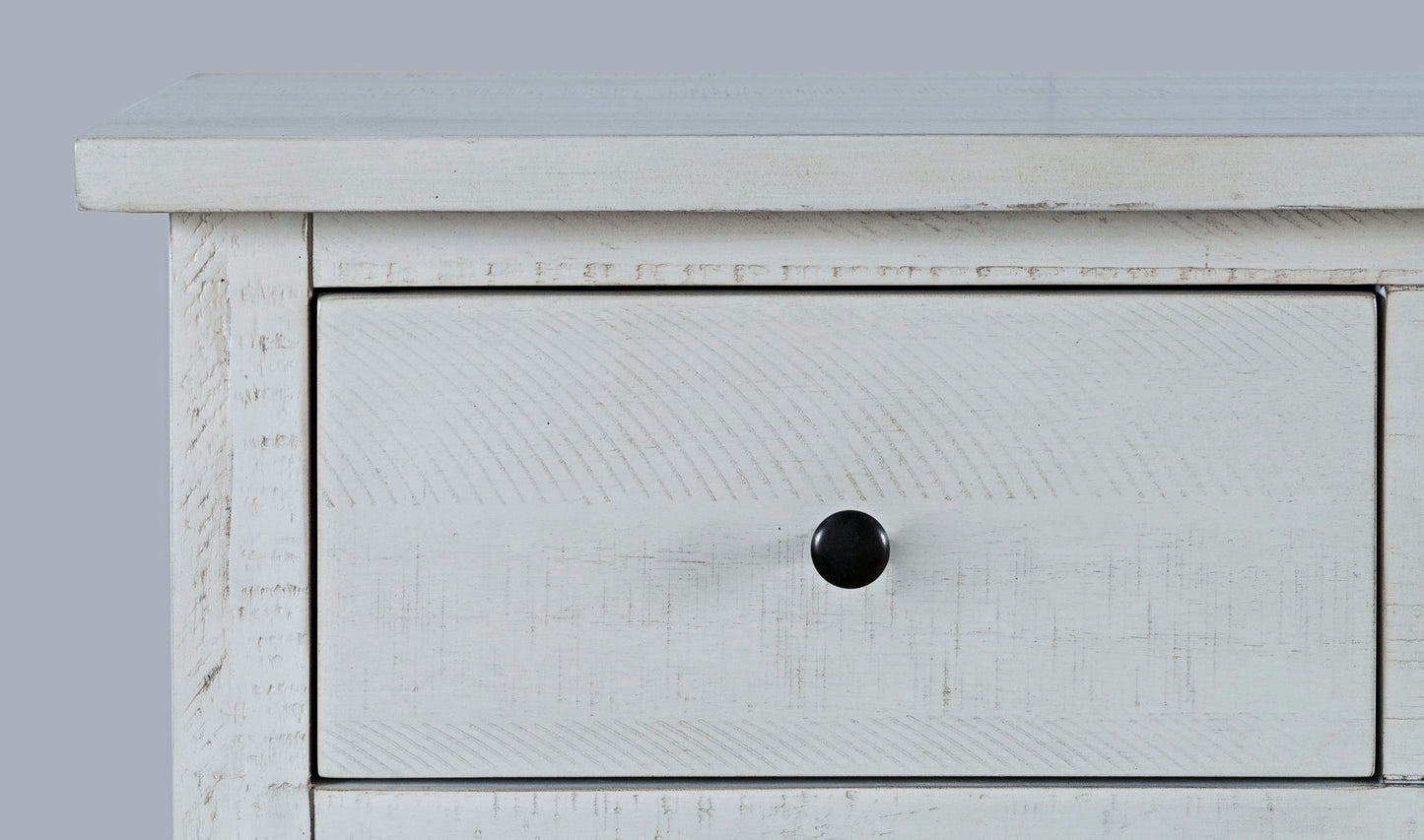 Maxton Contemporary Coastal Distressed Acacia Chest of Drawers - Ivory