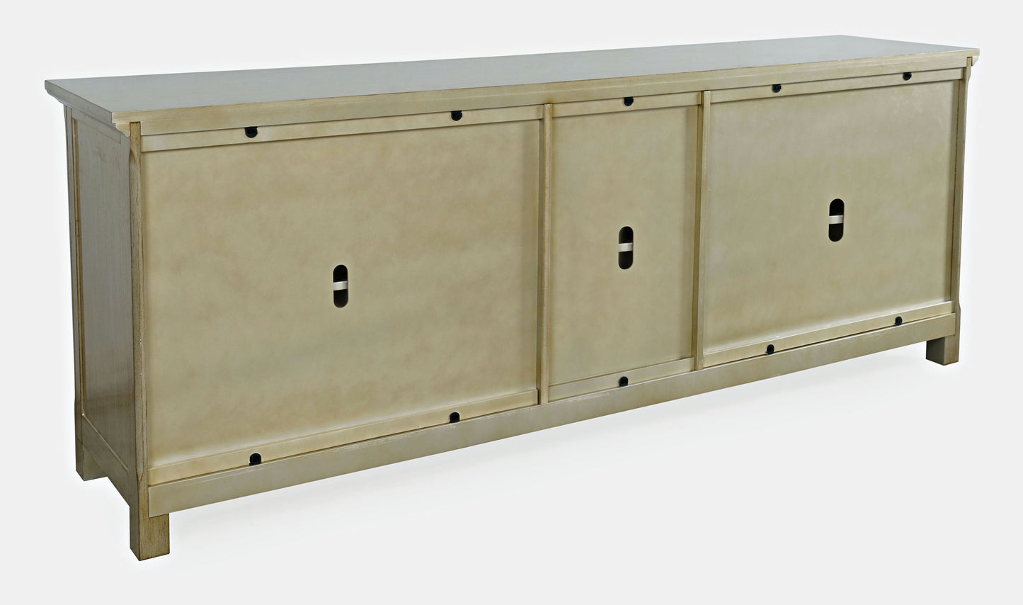 Isabella 86" Luxury Mirrored Sideboard Storage Cabinet - Champagne