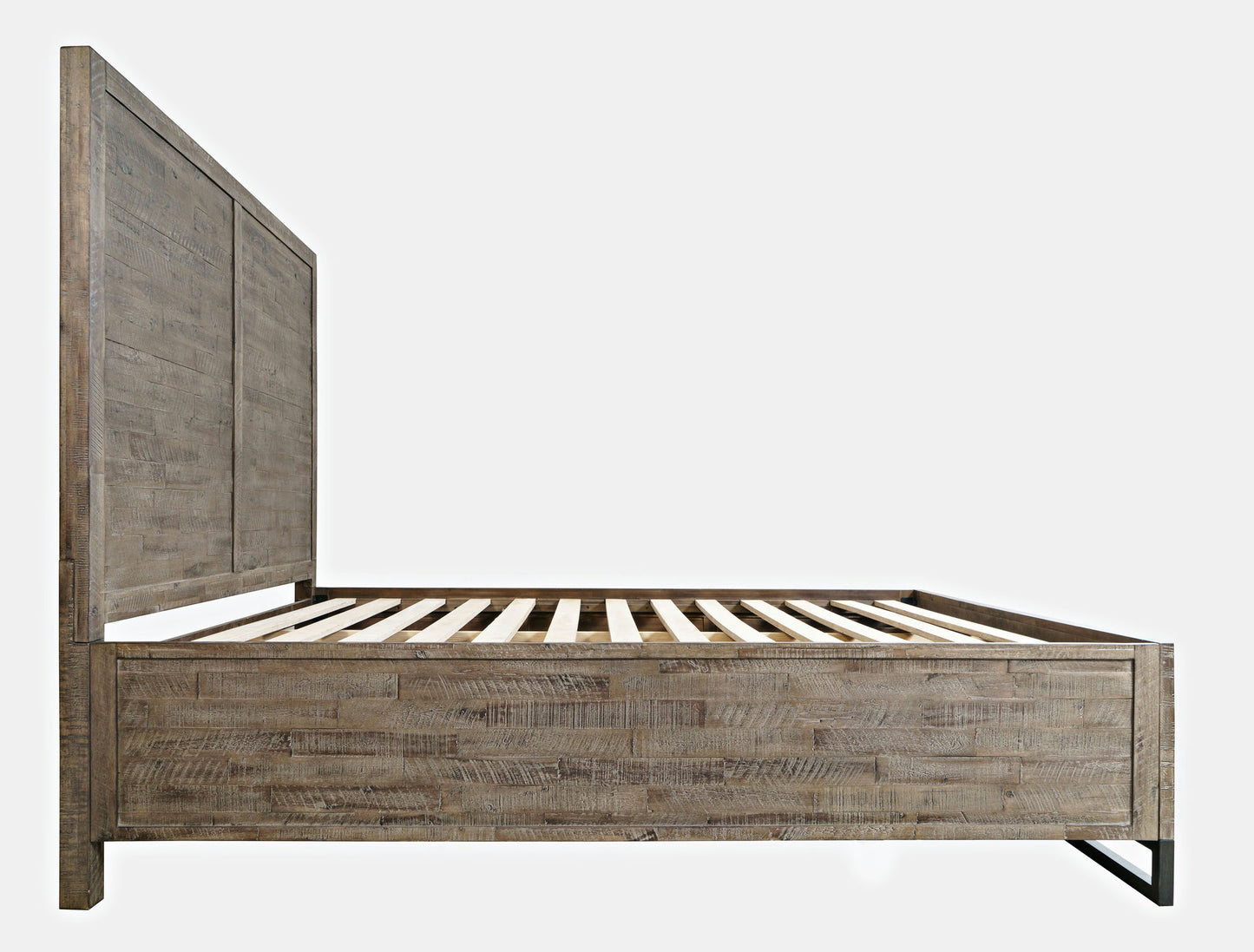 East Hampton Modern Coastal Distressed Queen Panel Bed