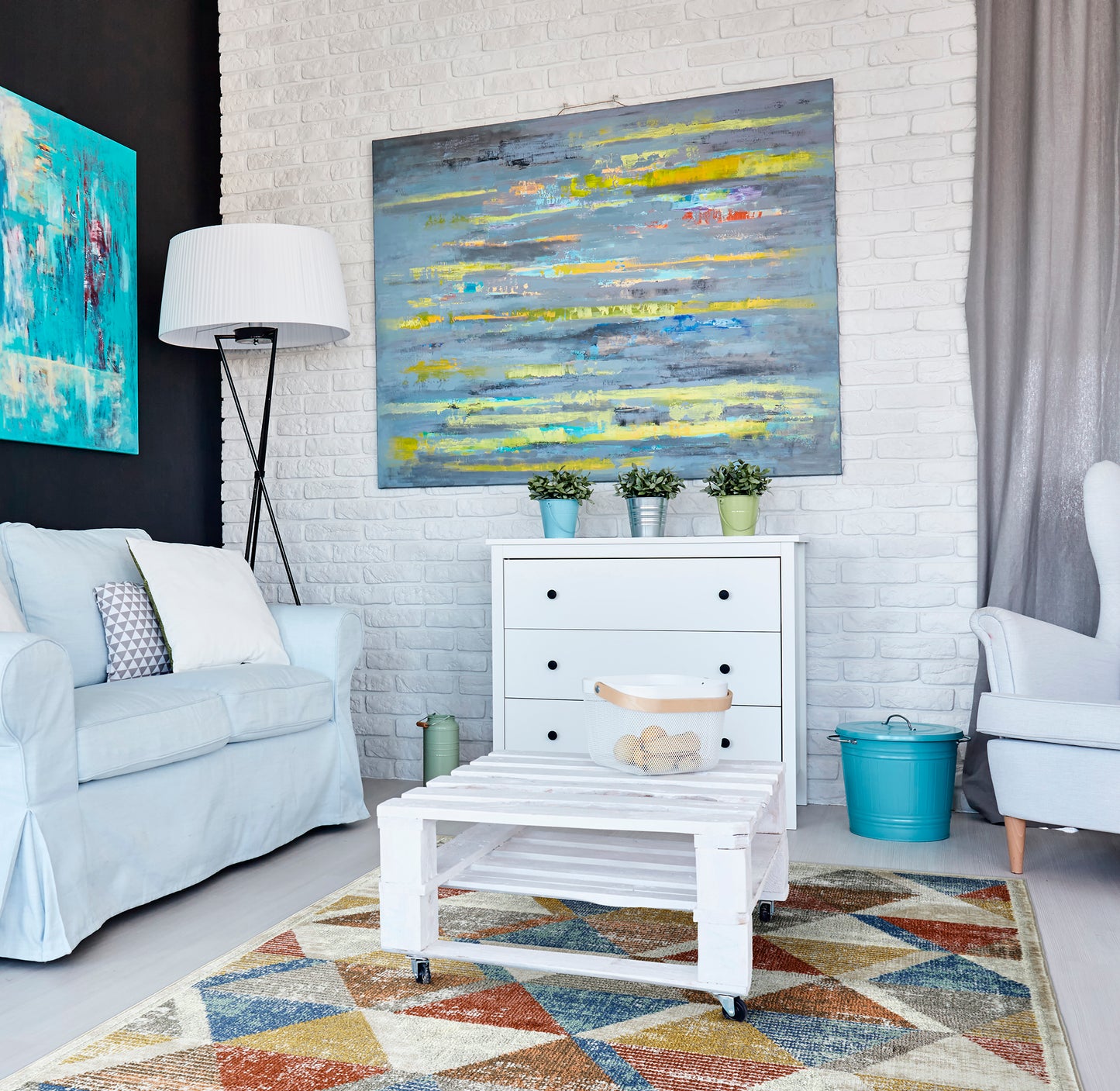 Kaleen Kent Collection KNT02-86 Multi Area Rug 7'5" x 7'5"