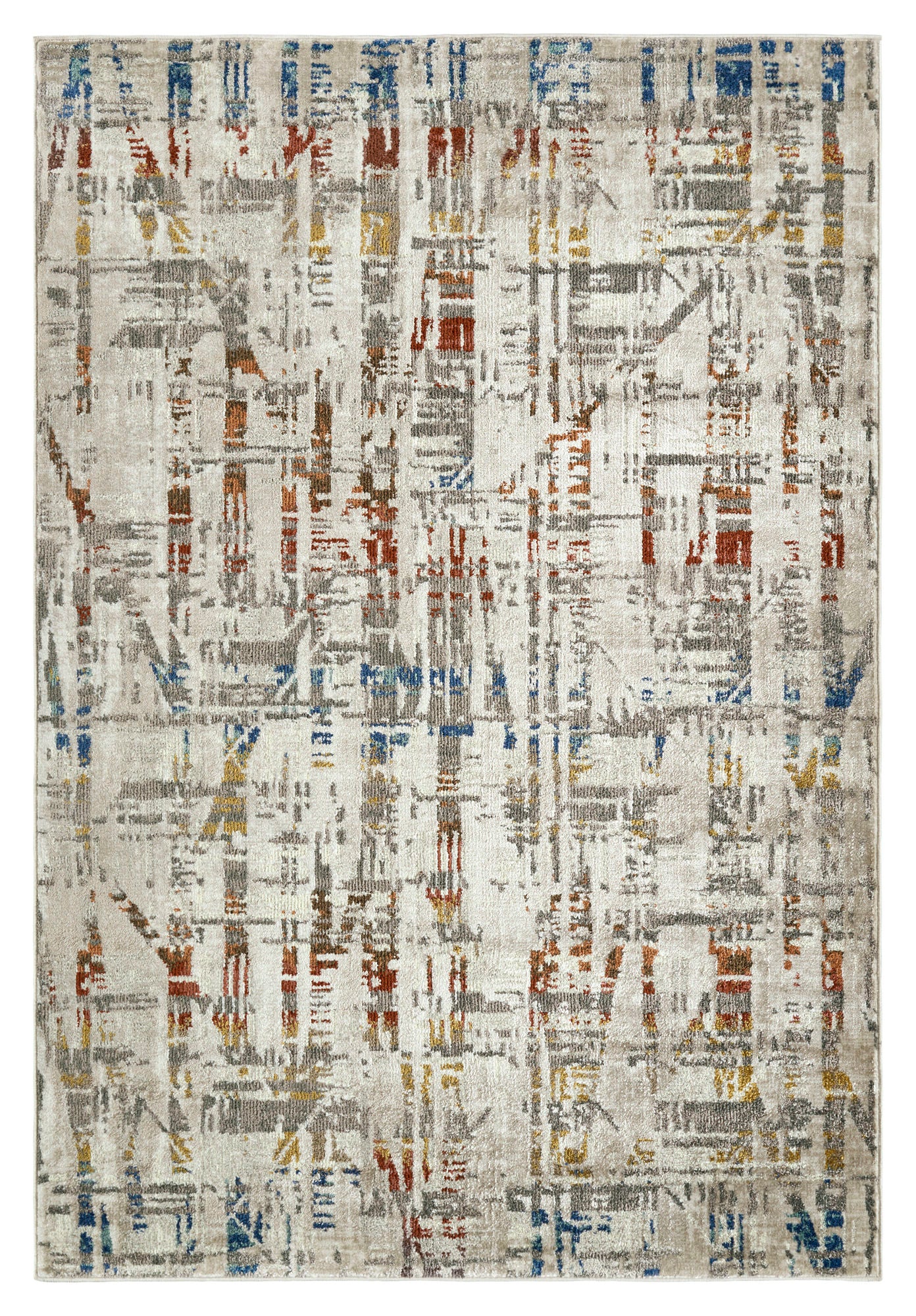 Kaleen Kent Collection Multi Ivory Area Rug 5'3" x 7'3"