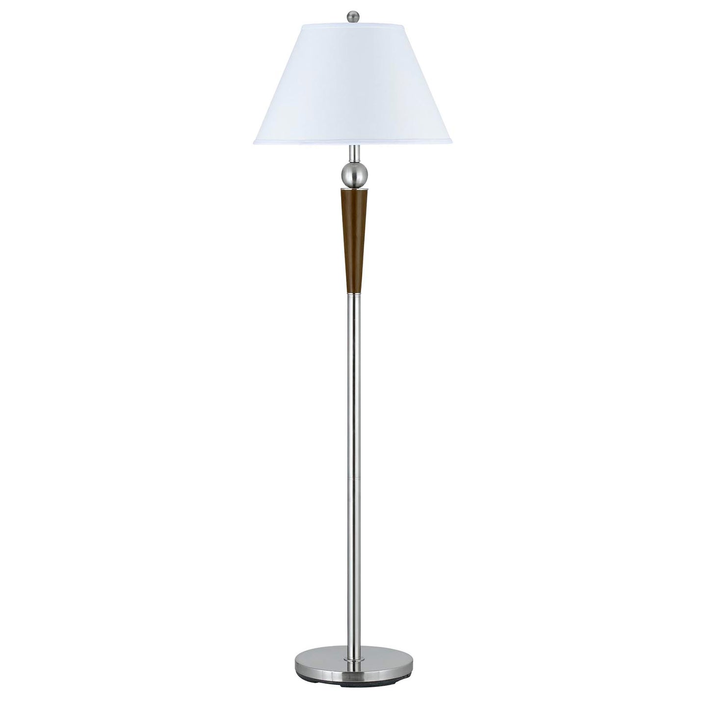 Brushed steel Metal Hotel - Floor lamp, LA-8005FL-1BS