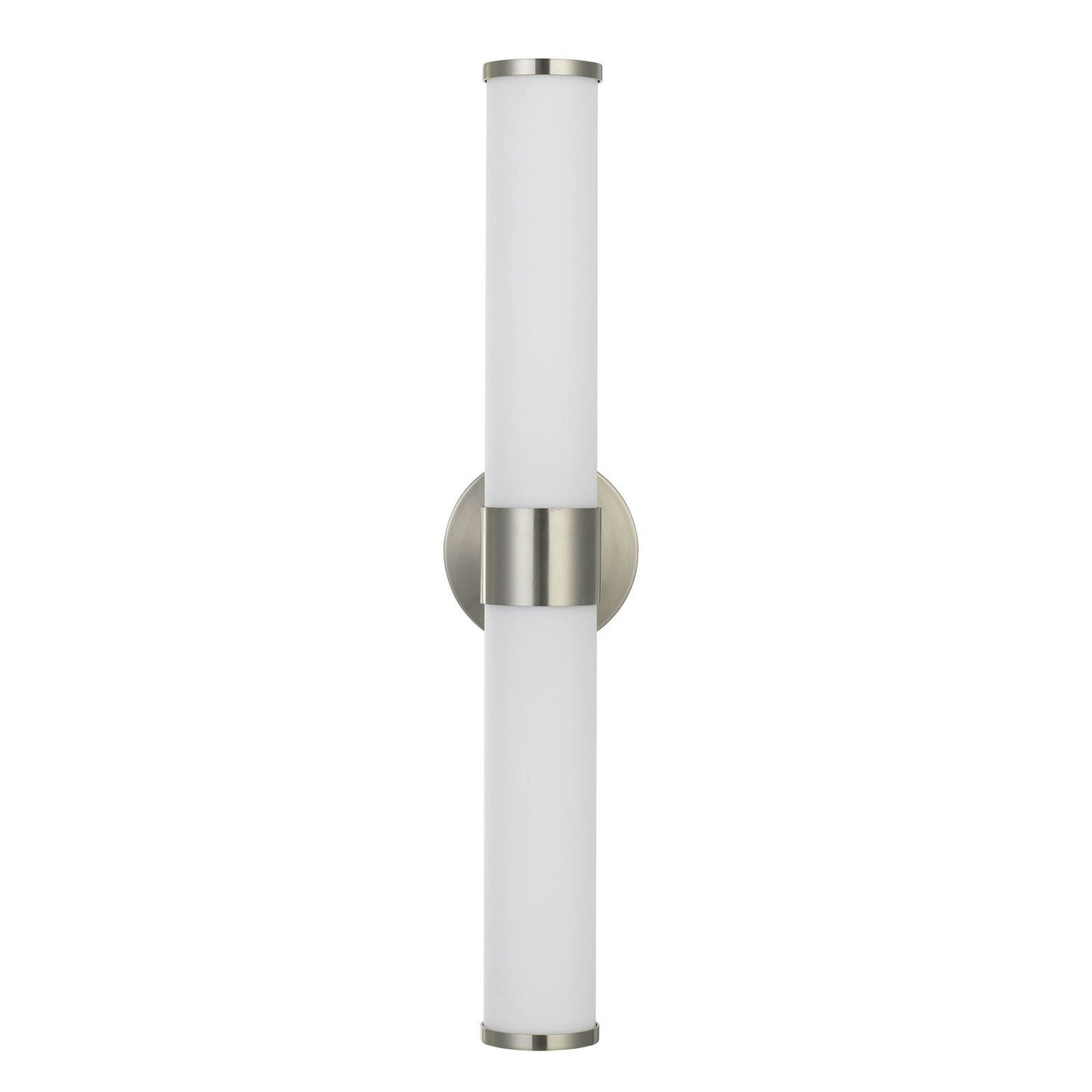 Brushed steel Metal/acrylic Brentwood - Vanity lights, LA-8606-2
