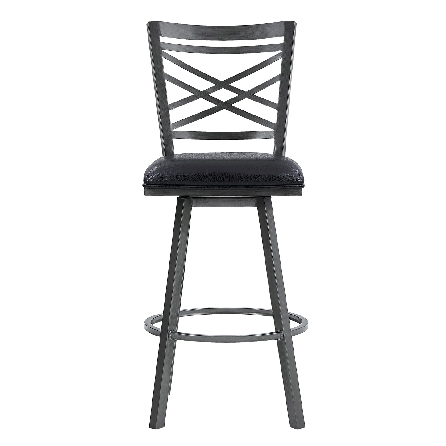 Fargo 26" Counter Height Metal Barstool in Mineral Finish