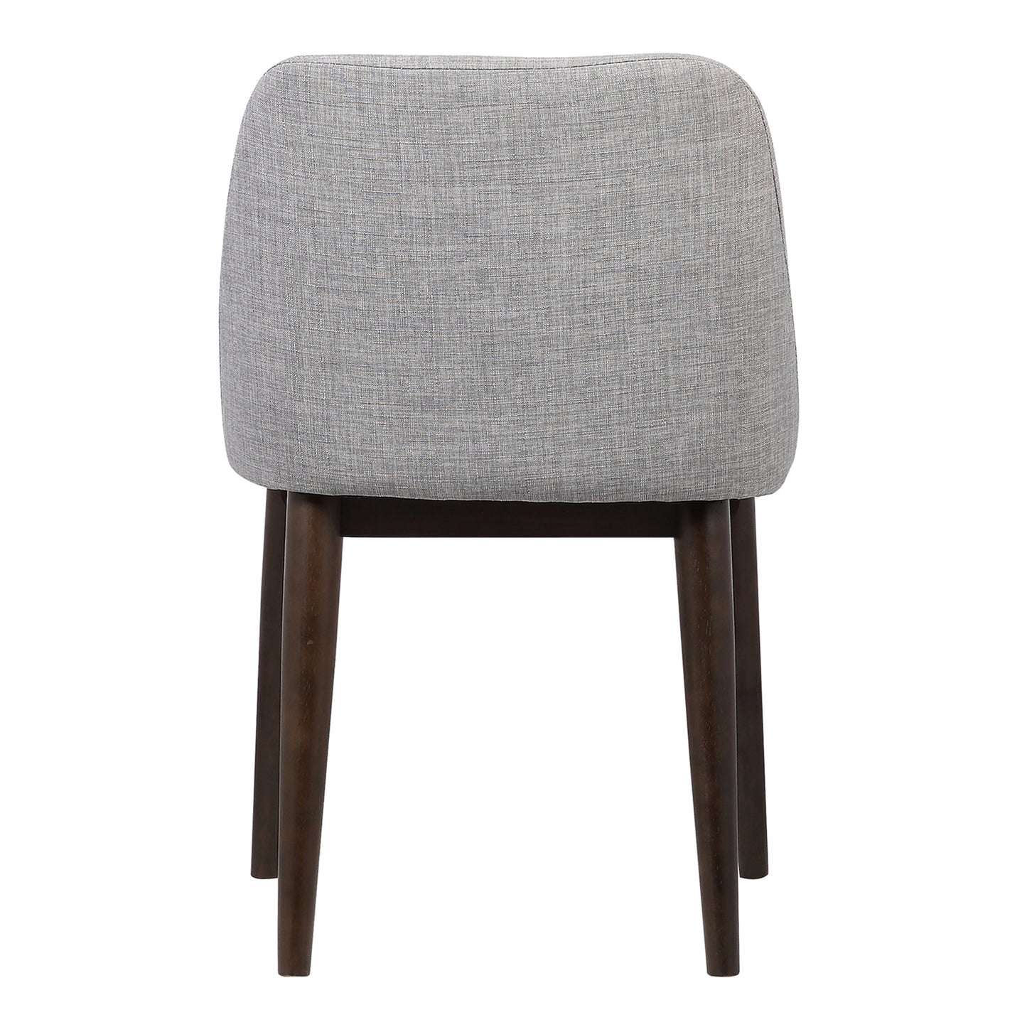 Horizon Contemporary Dining Chair in Light Gray Fabric - Set of 2