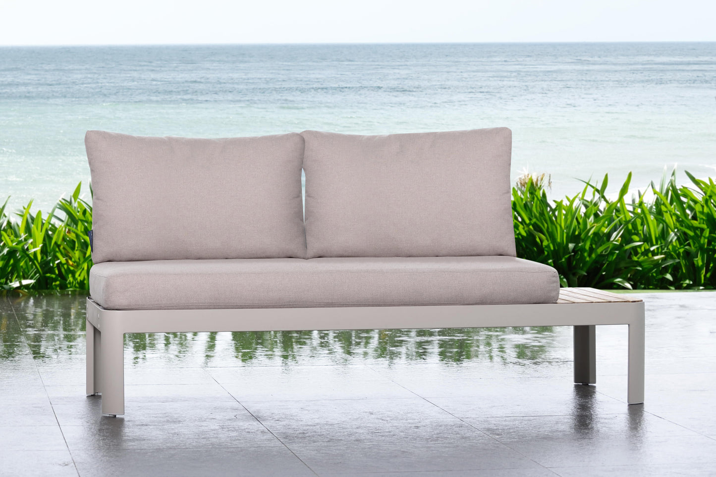 Portals Sofa in Light Matte Sand Finish